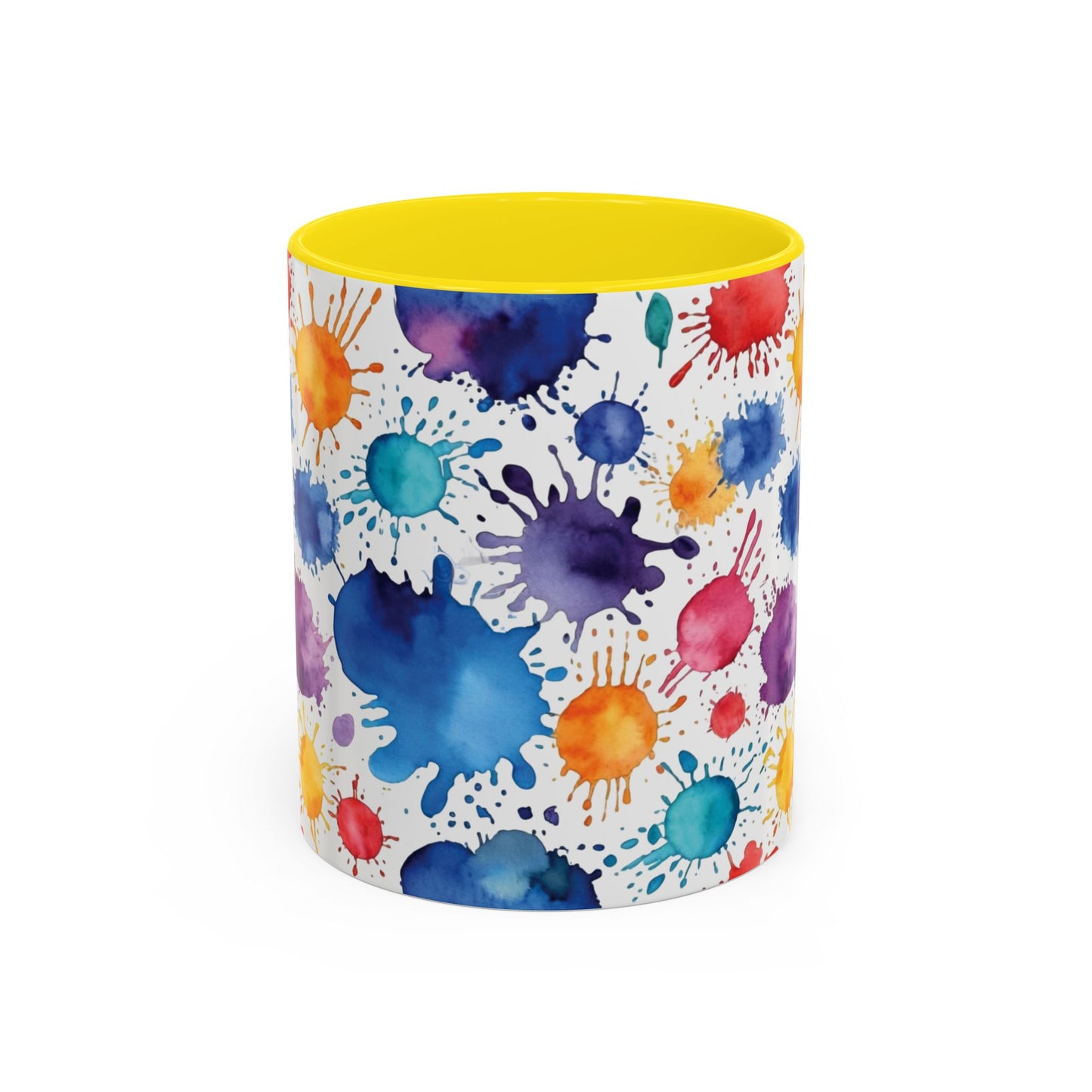 Coffee Mug: Splash Color Explosion Abstract Art Design