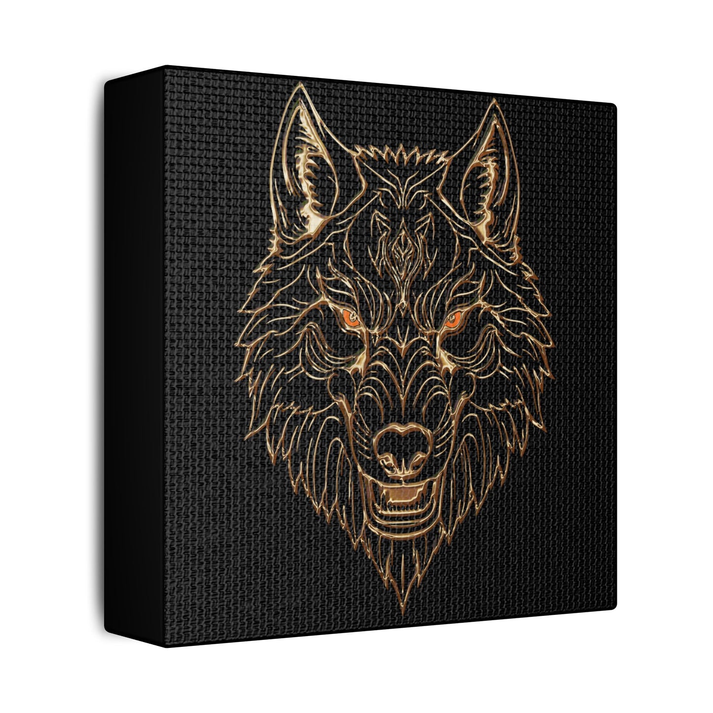 Wolf Art Canvas Wall Decor, Home Decoration, Animal Lover Gift, Gothic Wall Art, Unique Artwork for Living Room