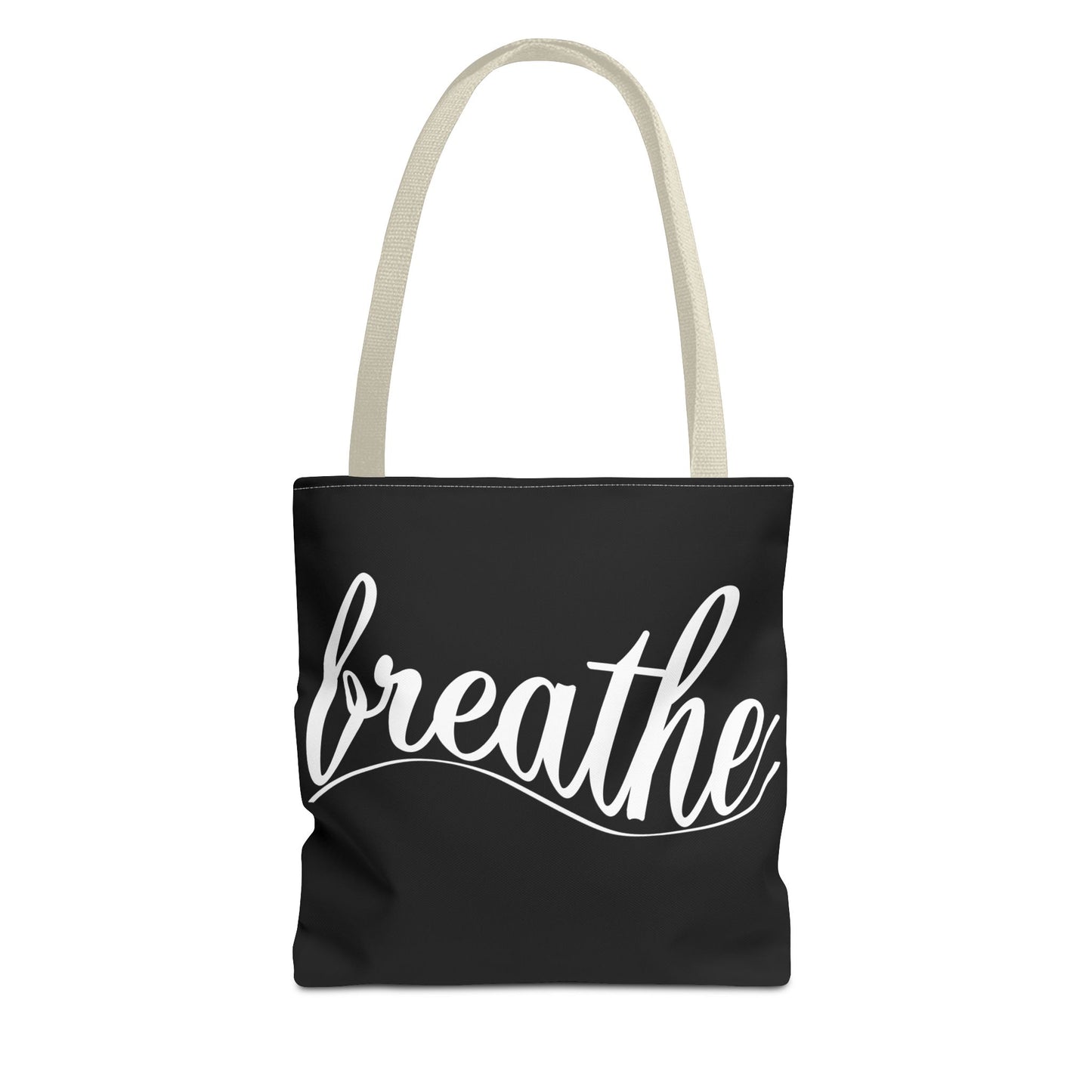 Inspirational 'Breathe' Tote Bag - Motivational Everyday Carry