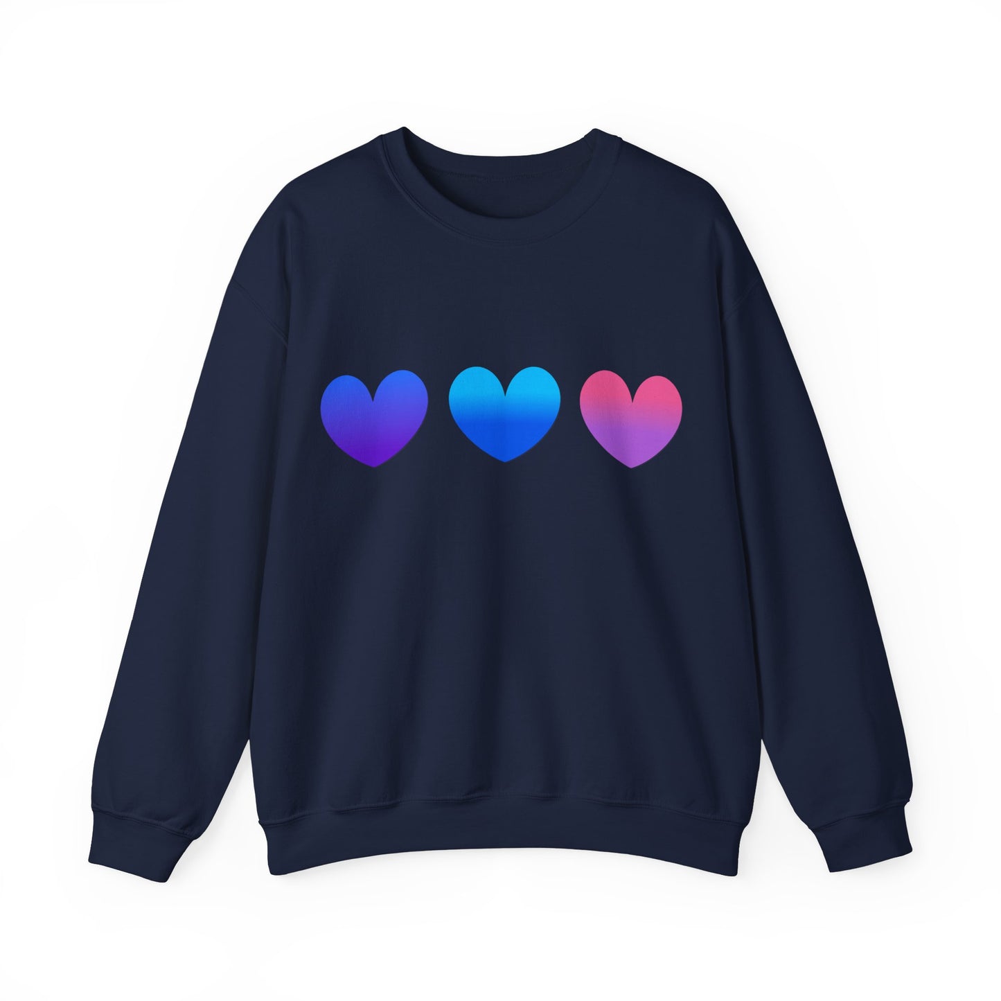 Love Heart Design Unisex Sweatshirt for Valentines Day