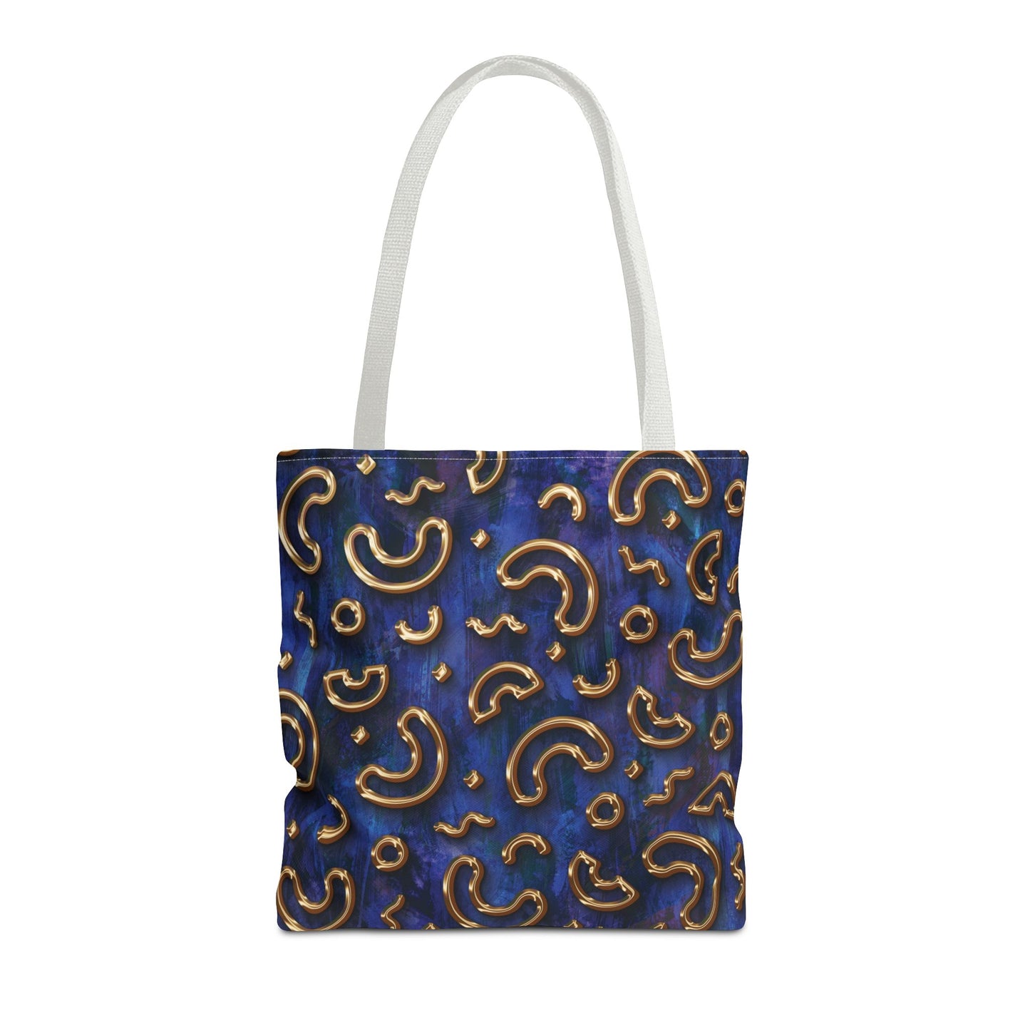 Stylish Patterned Tote Bag - Fun Macaroni Design for Everyday Use