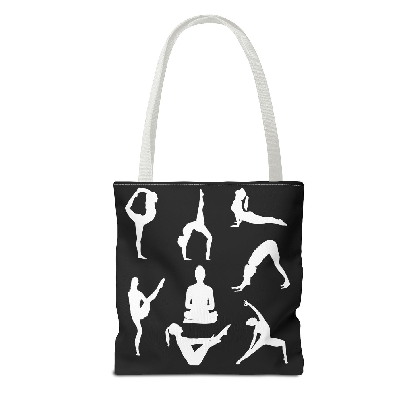Yoga Tote Bag featuring YOGA Poses