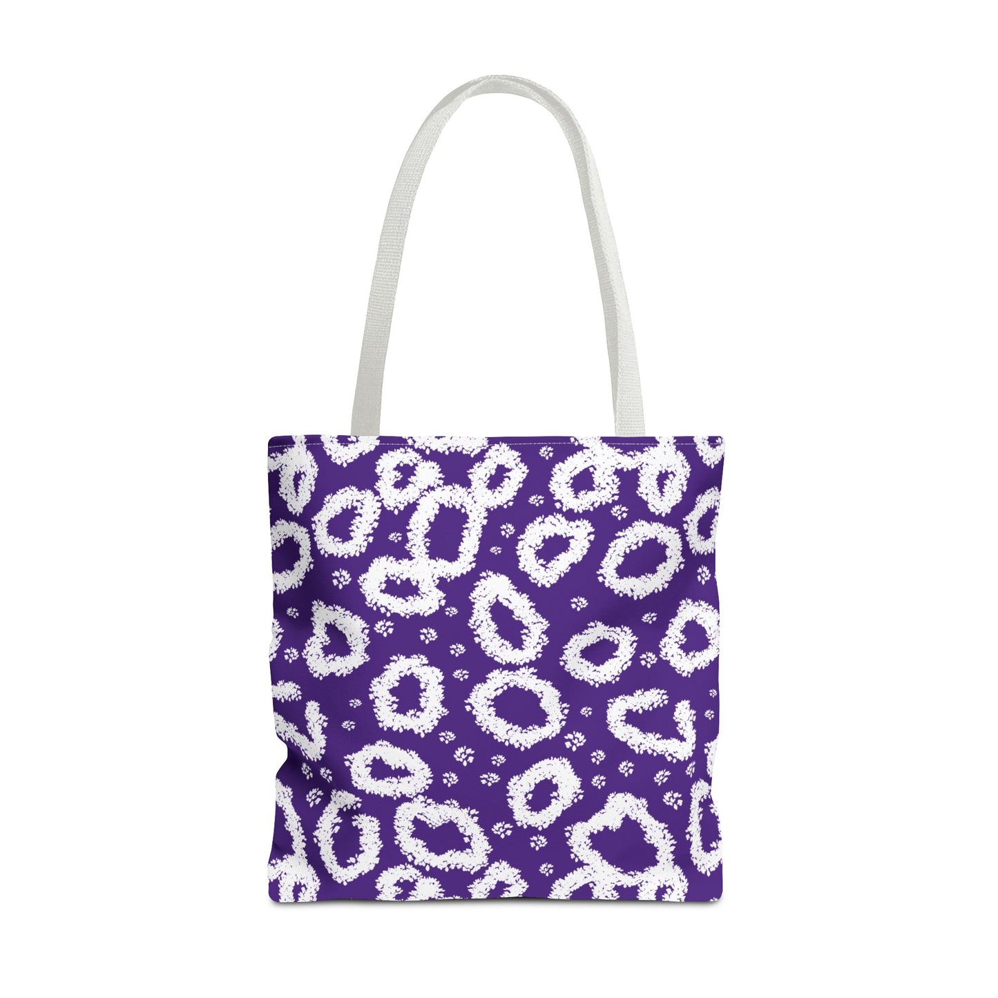 Purple Leopard Print Tote Bag - Stylish & Versatile for Everyday Use