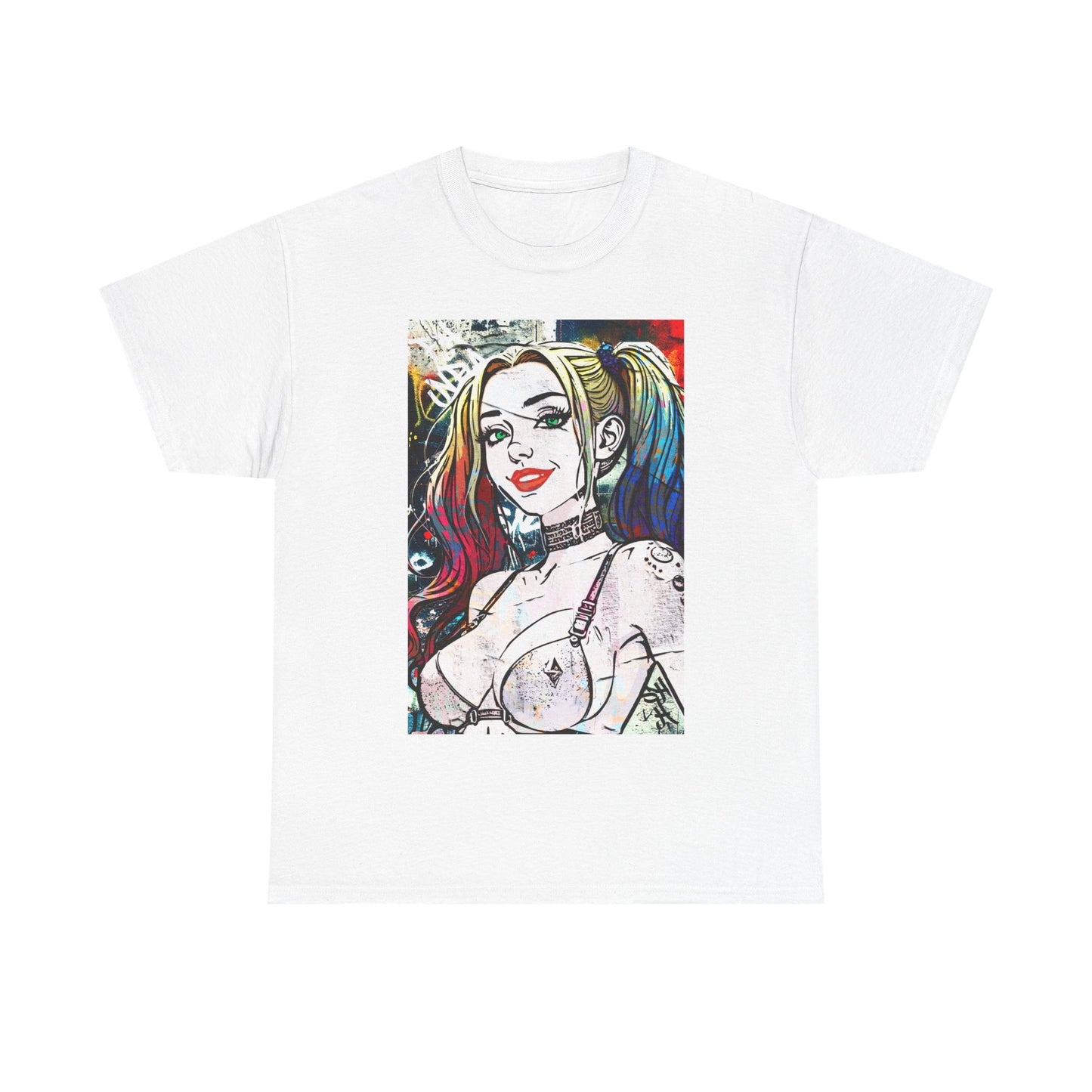 Rebel Radiance: Bold Beauty, Street Soul — Wear or Display Your Fierce, Fearless Expression - Harley-Inspired Graphic Tee, Streetwear T-Shirt, Edgy Casual Outfit, Gift for Comics Lovers, Art Inspired Apparel