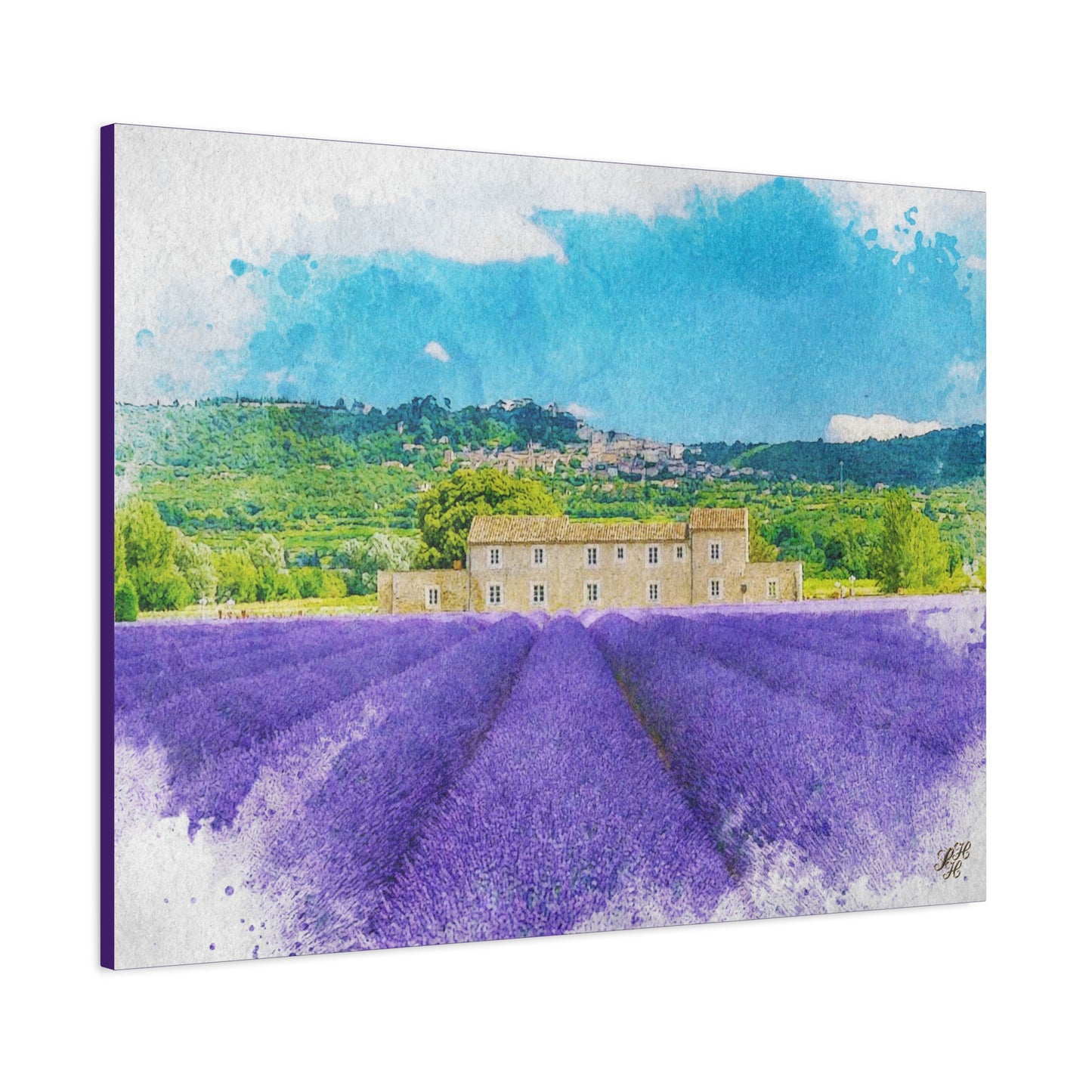 Lavender Fields Canvas Print - Serene Botanical Wall Art