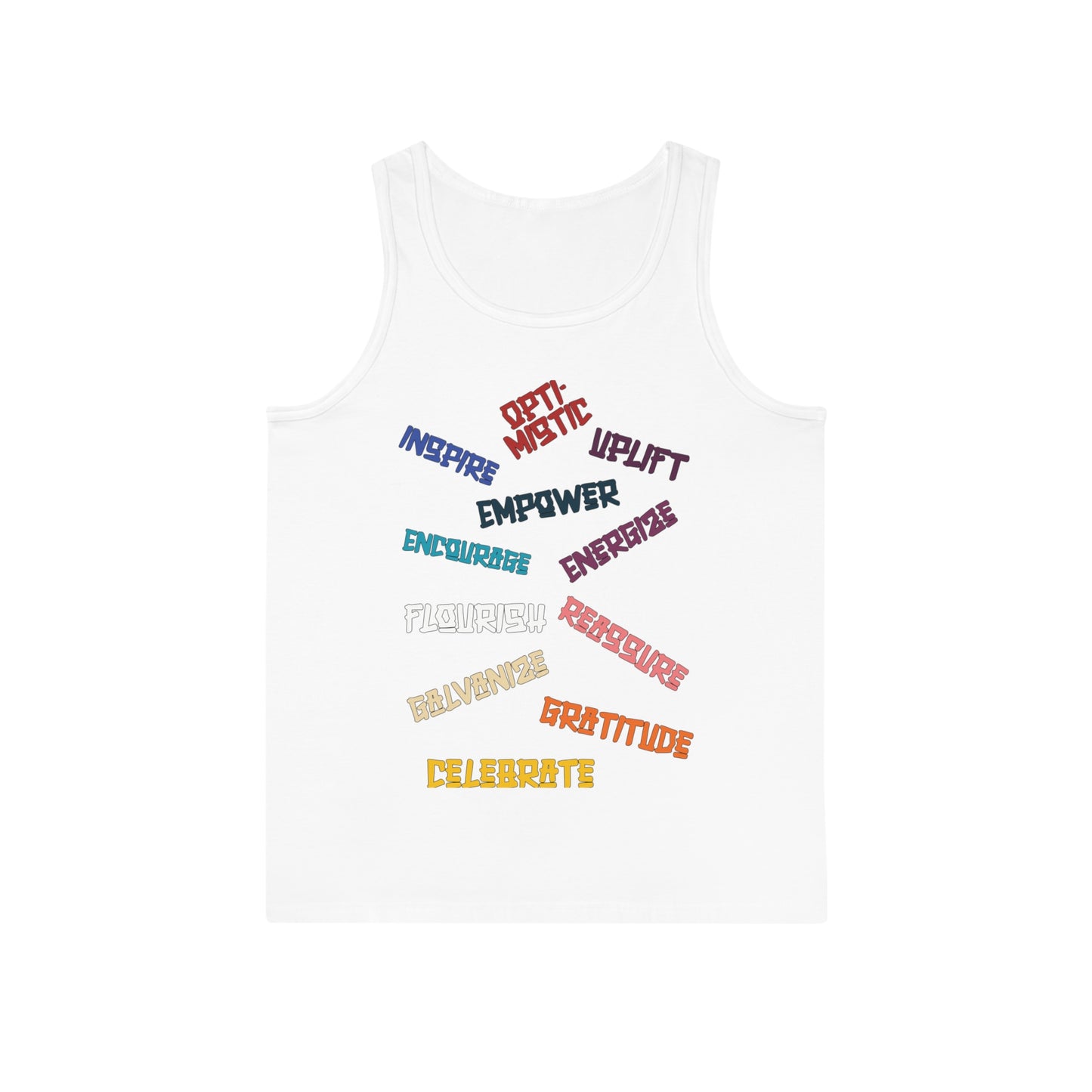 Empowerment Affirmation Tank Top, Positive Vibe Unisex Tank, Inspirational Gift, Summer Activewear, Motivational Apparel