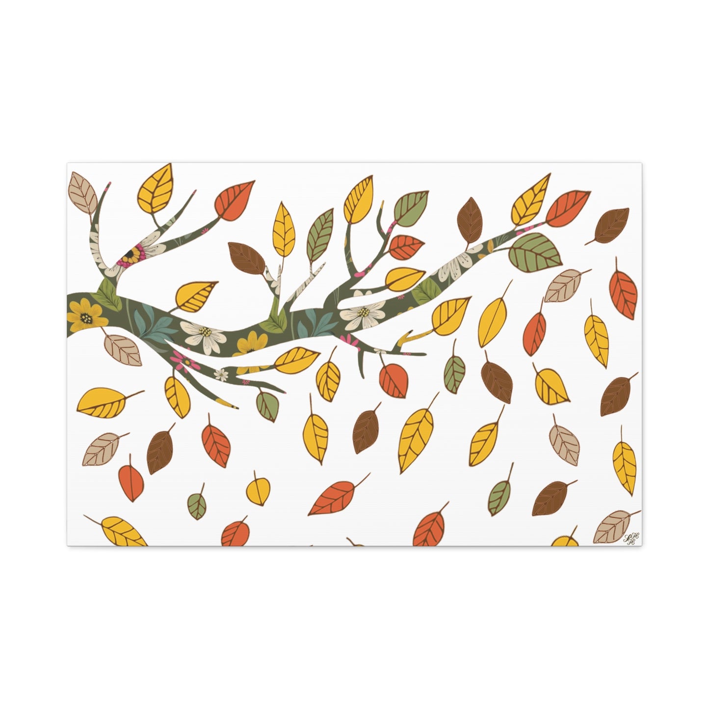 Autumn Leaves Canvas Art