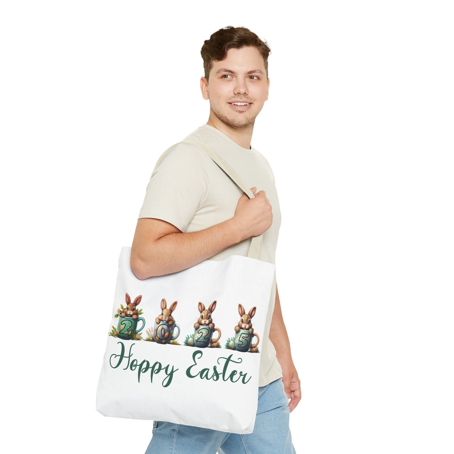 Easter Tote Bag - 2025 Hoppy Easter
