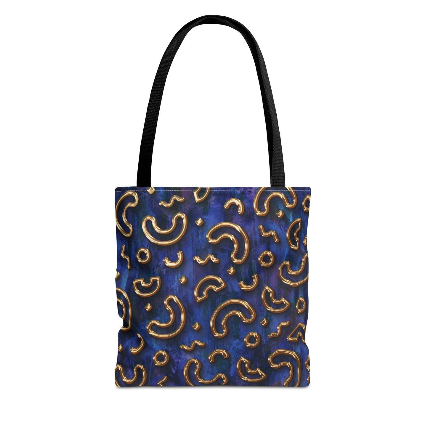 Stylish Patterned Tote Bag - Fun Macaroni Design for Everyday Use