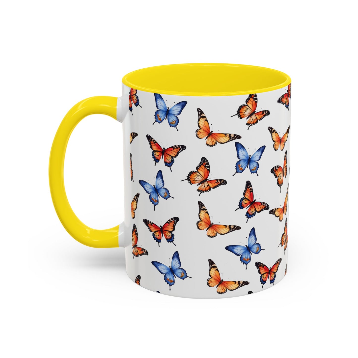 Coffee Mug: Butterfly Abstract Art Design