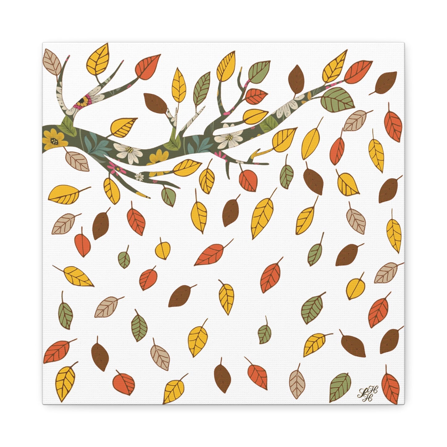 Autumn Leaves Canvas Art