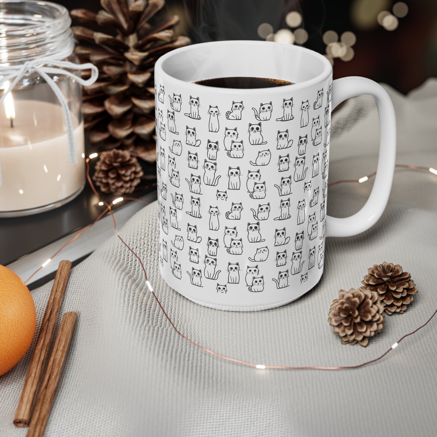 Coffee Cups - Cats in all shapes and sizes 11oz, 15oz