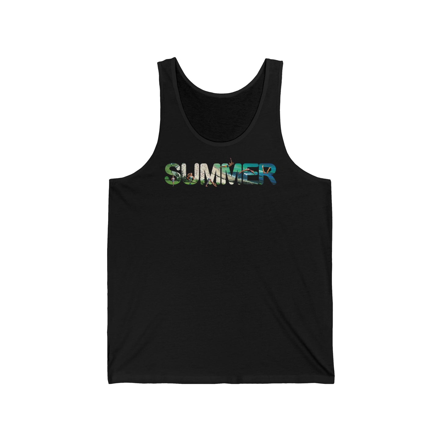 Summer Vibes Unisex Tank Top - Perfect for Beach Days and Casual Outings