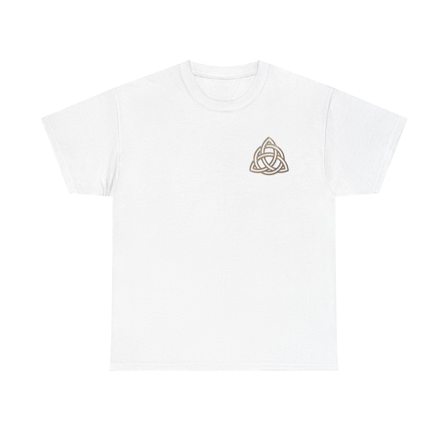 Triquetra, Celtic Trinity Knot Unisex Heavy Cotton Tee - Soft & Durable T-Shirt for Everyday Wear