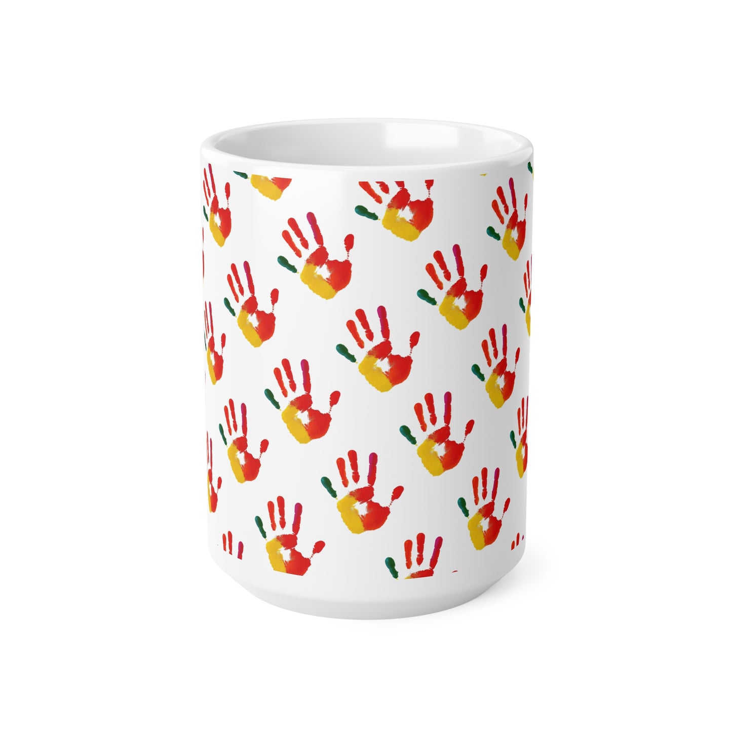 Mug - Colorful Handprints Coffee Cup 11oz/15oz