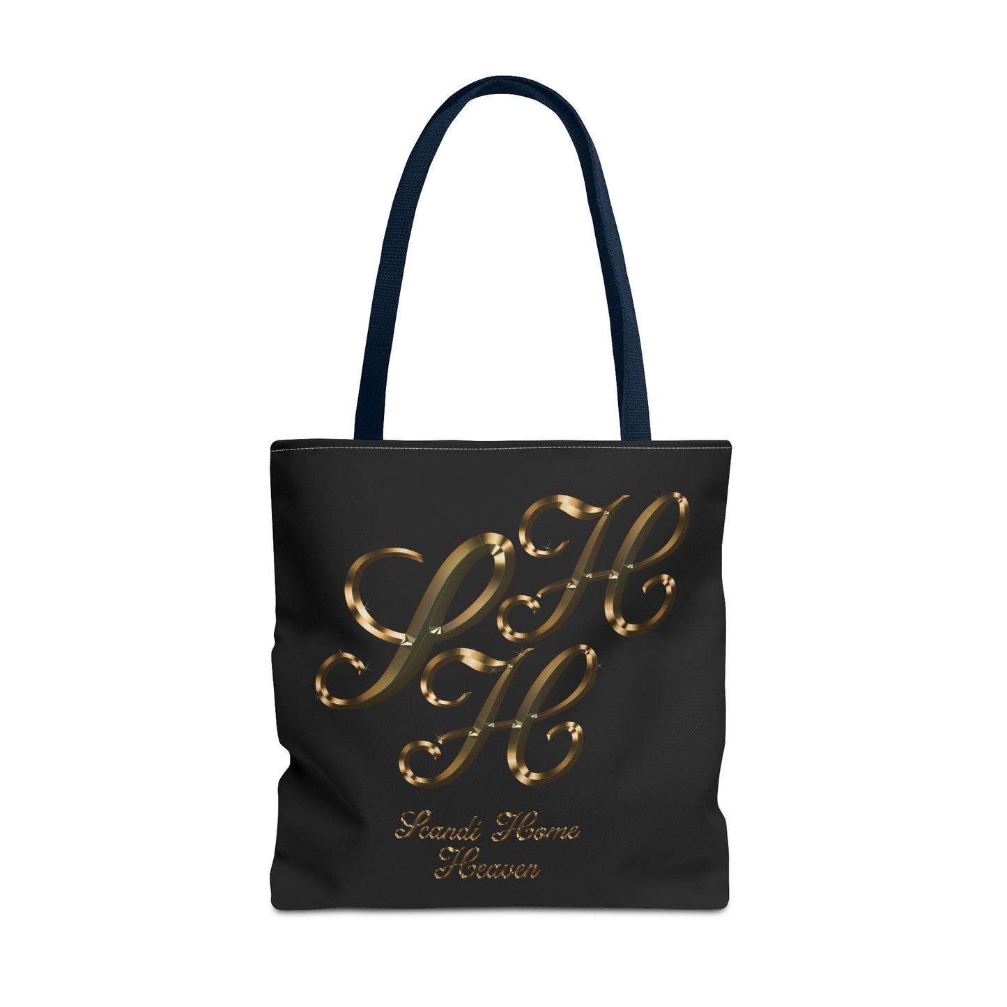 Tote Bag - Golden colored Scandi Home Heaven Designer Logo