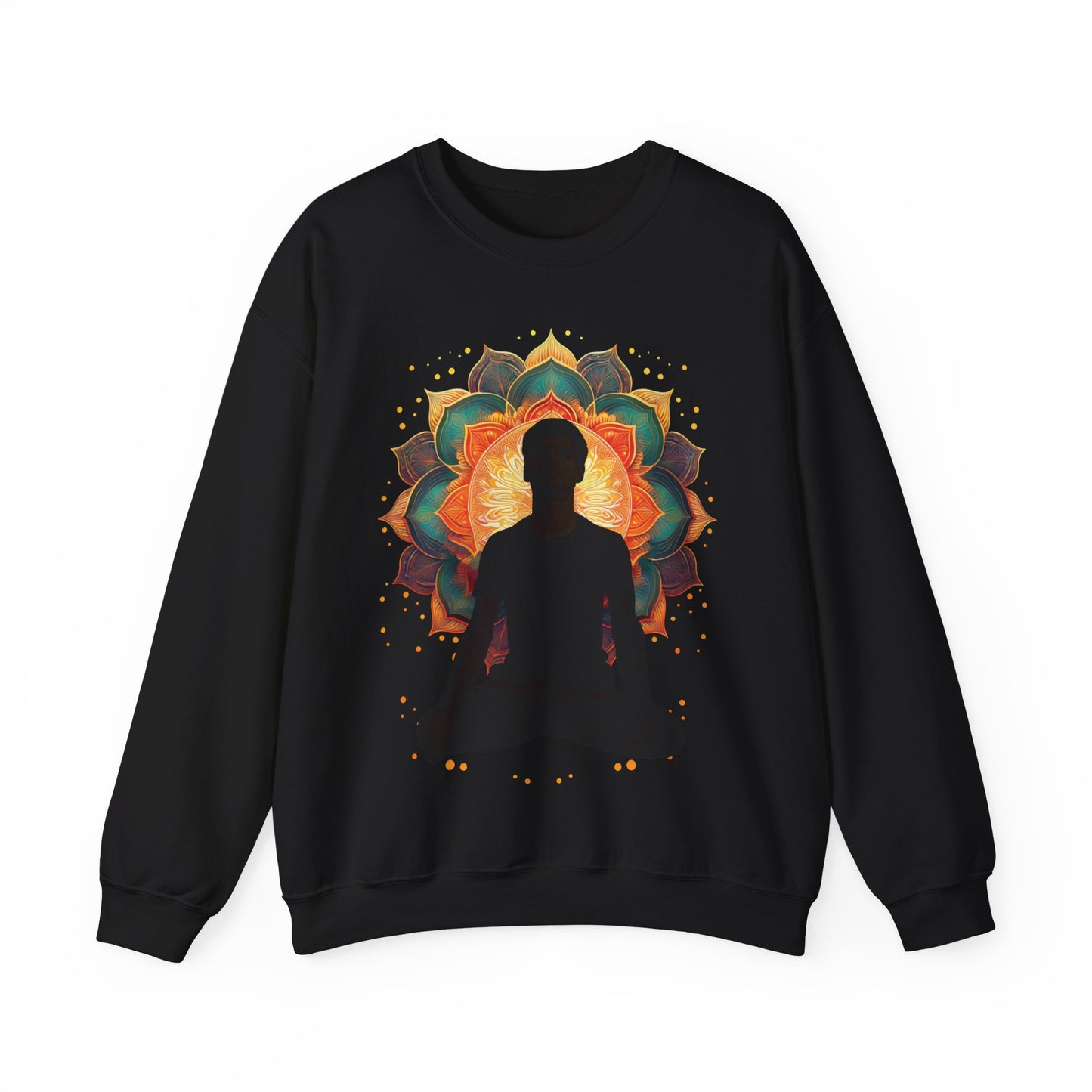 Zen Buddha Sweatshirt - Relaxation Gift, Meditation Apparel, Cozy Layer, Yoga Shirt, Spiritual Fashion, Mindfulness Outfit