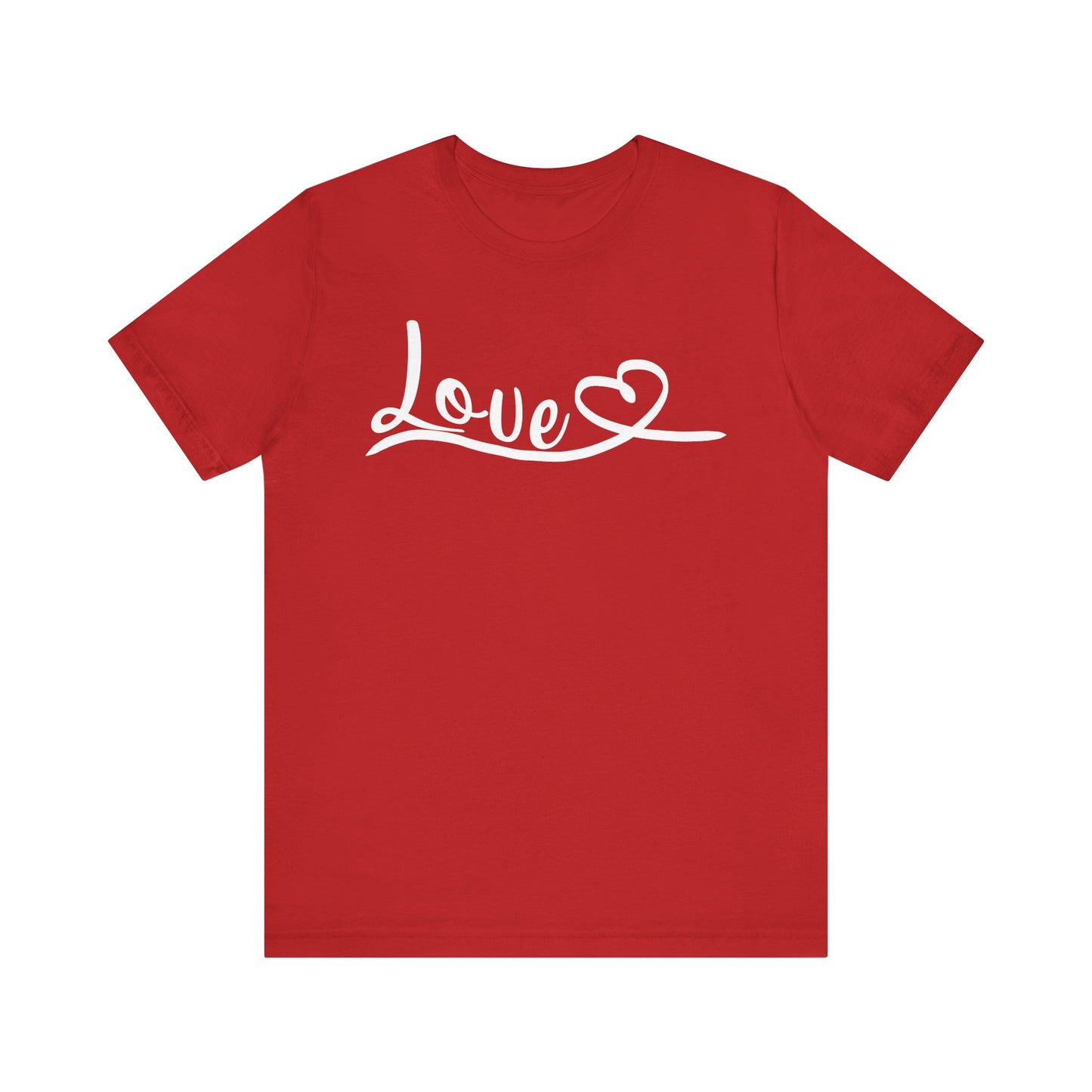 "Love in Every Thread" Unisex Jersey Short Sleeve Tee - Versatile Everyday Wear