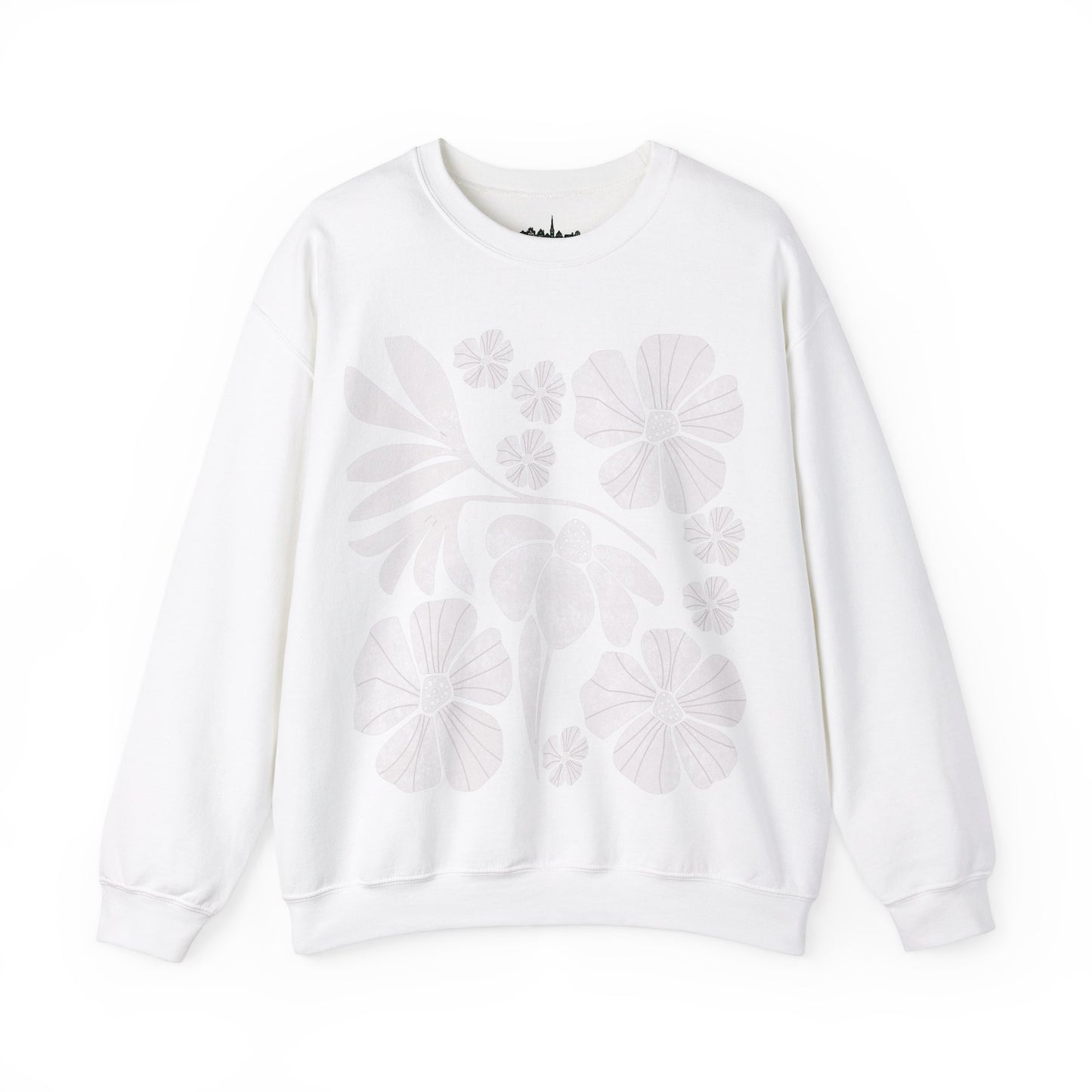 Boho Flower Crewneck Sweatshirt