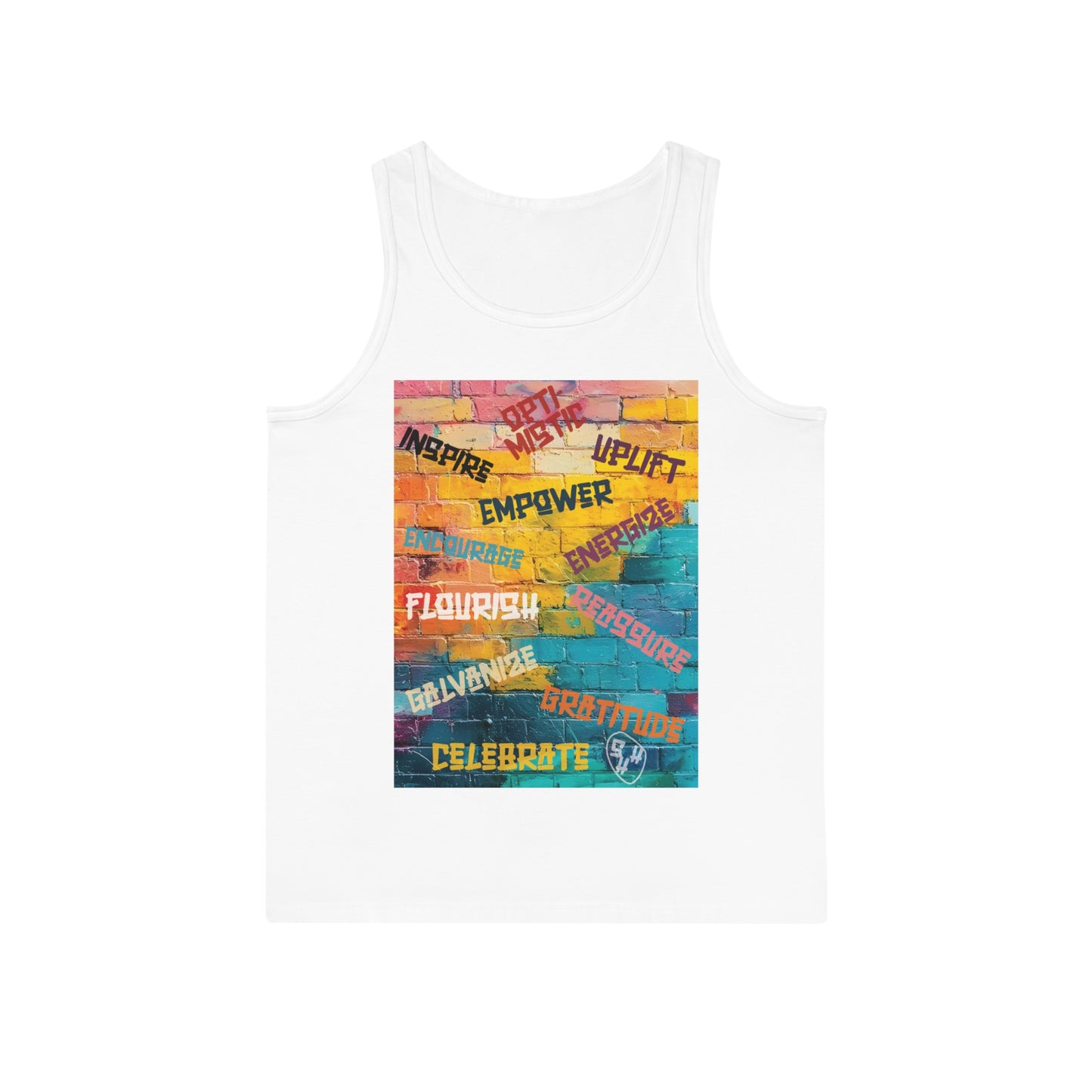 Fuel your fire—Inspire. Empower. Celebrate. 🎨💪 #MotivationalArt #InspireDaily #Empowerment #PositiveVibes #GoalGetter #WallOfWords Tank Top, Inspirational Clothing, Gift for Fitness Enthusiasts, Uplift, Celebrate, Positive Vibes