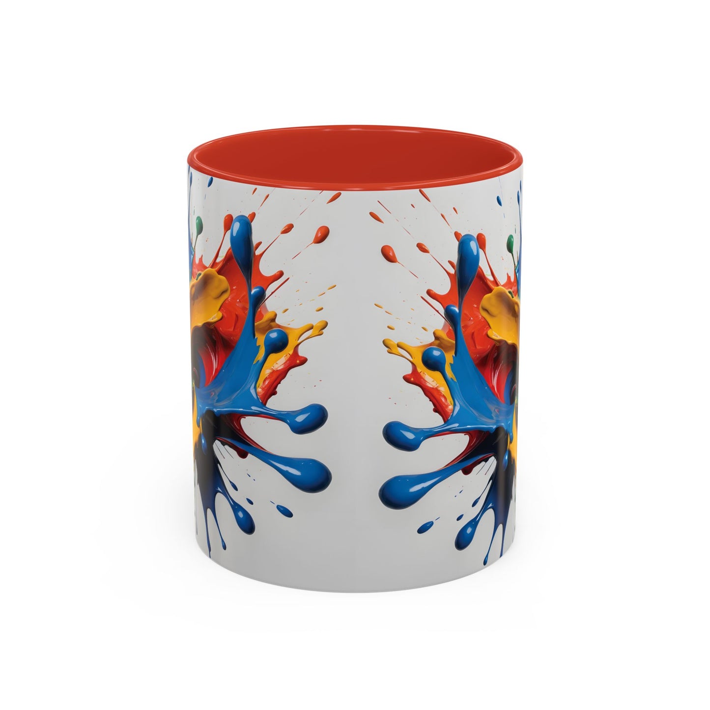 Coffee Mug: Splash of Joy Color Explosion Abstract Art Design