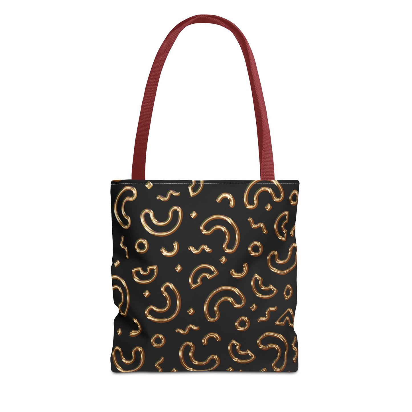 Gold Abstract Pattern Tote Bag - Stylish & Functional Everyday Accessory