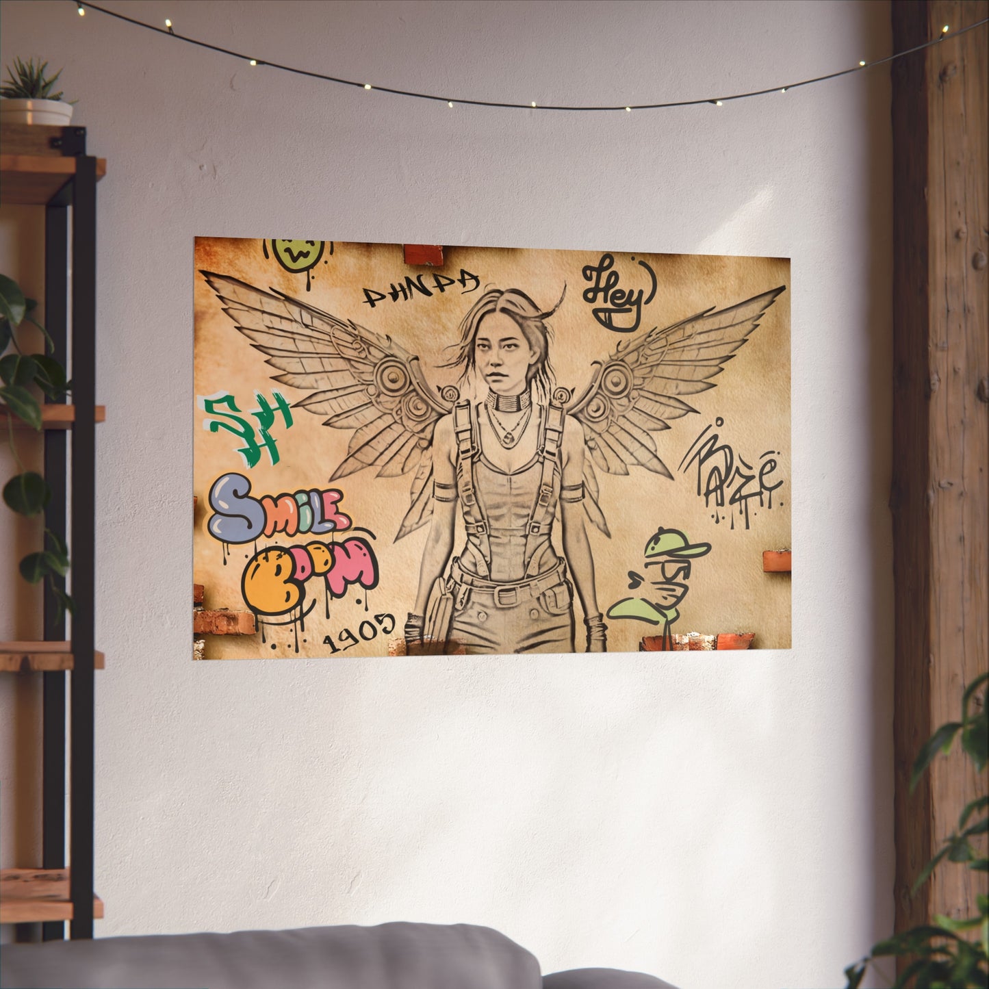 Urban Art Print, Inspirational Wall Decor, Graffiti Poster, Home Decor, Unique Gift for Art Lovers