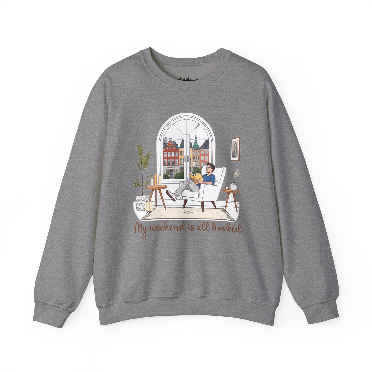 Bookworm Sweatshirt - My Weekend Is All Booked