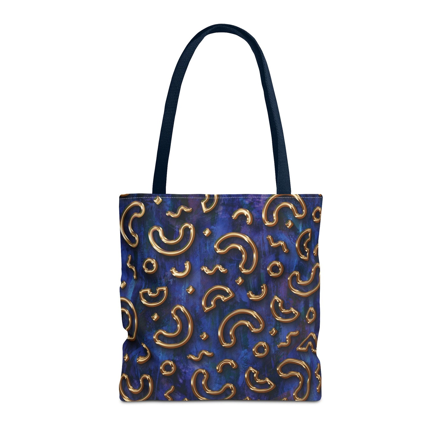 Stylish Patterned Tote Bag - Fun Macaroni Design for Everyday Use