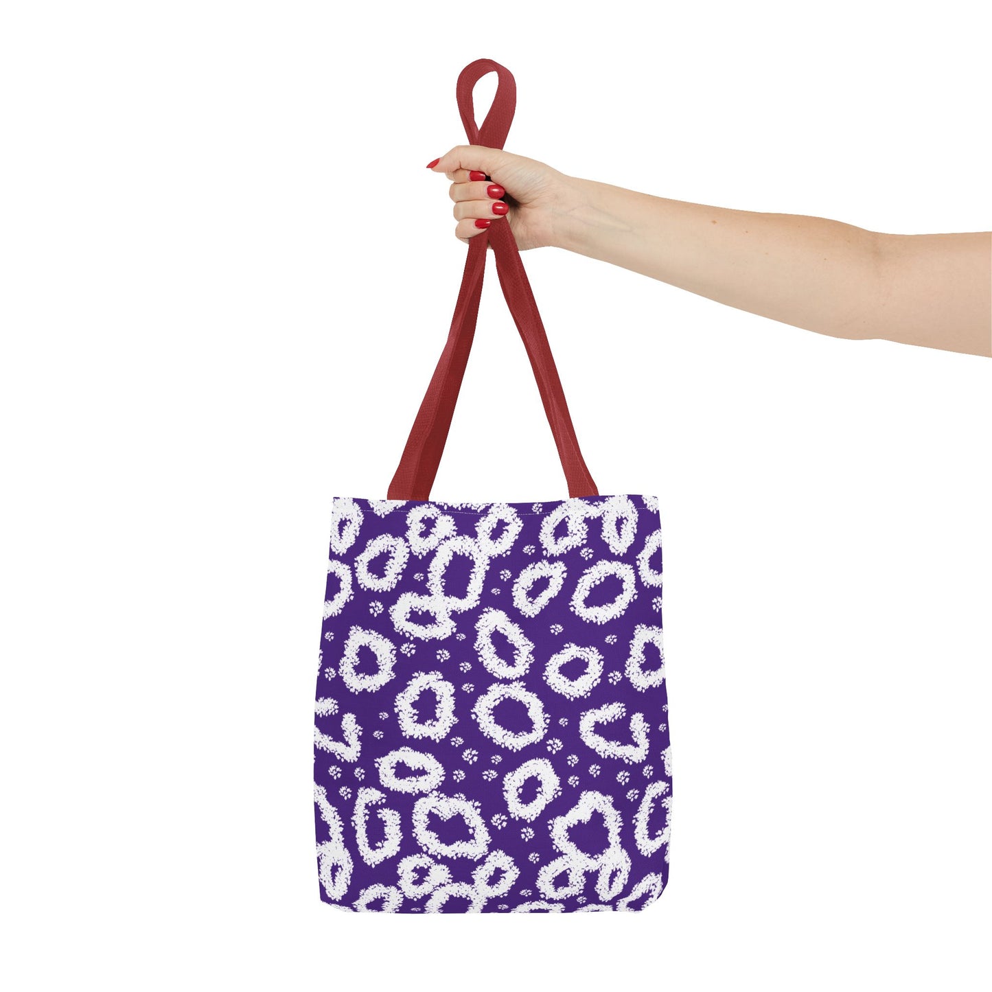 Purple Leopard Print Tote Bag - Stylish & Versatile for Everyday Use