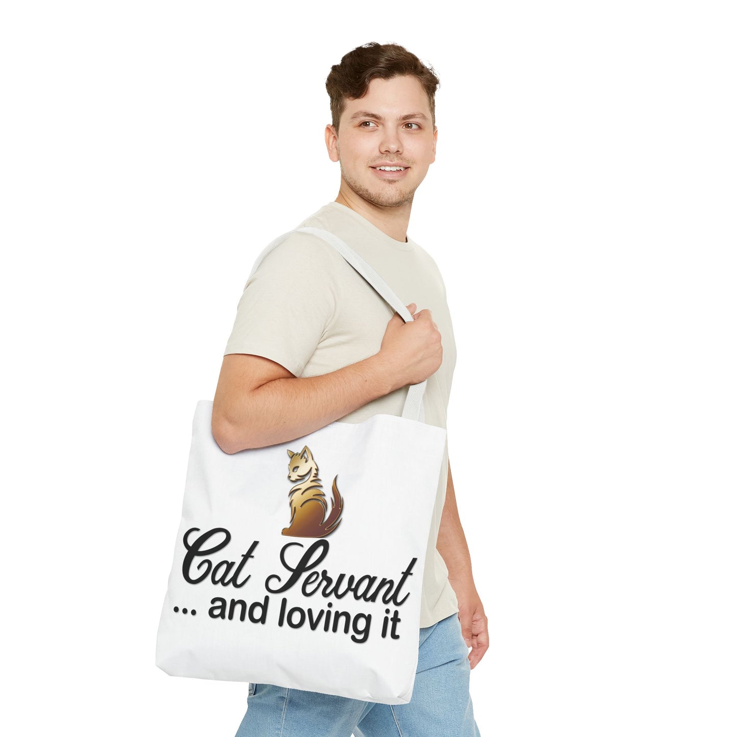 Cat Servant... and loving it - Tote Bag - Perfect Gift for Cat Lovers