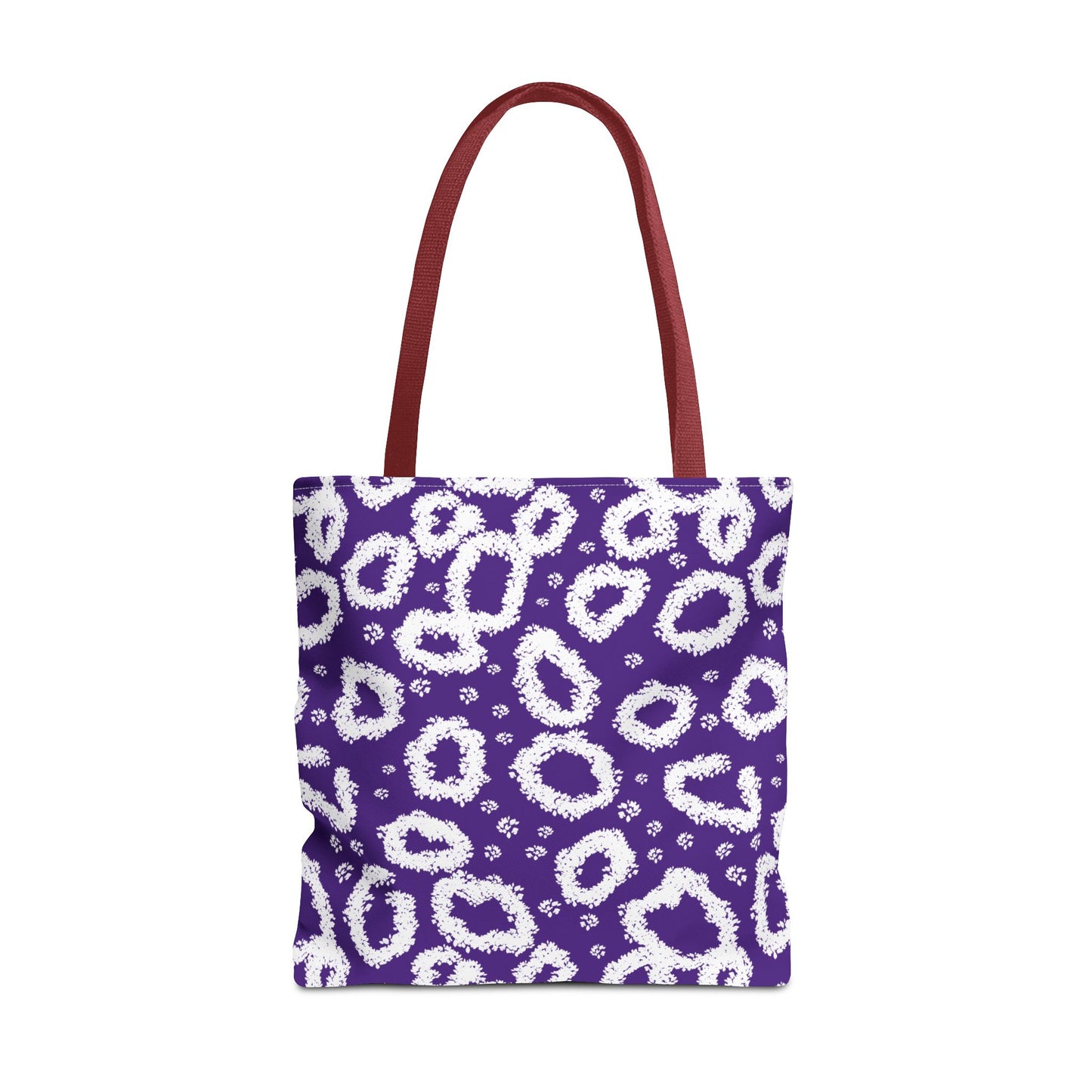 Purple Leopard Print Tote Bag - Stylish & Versatile for Everyday Use
