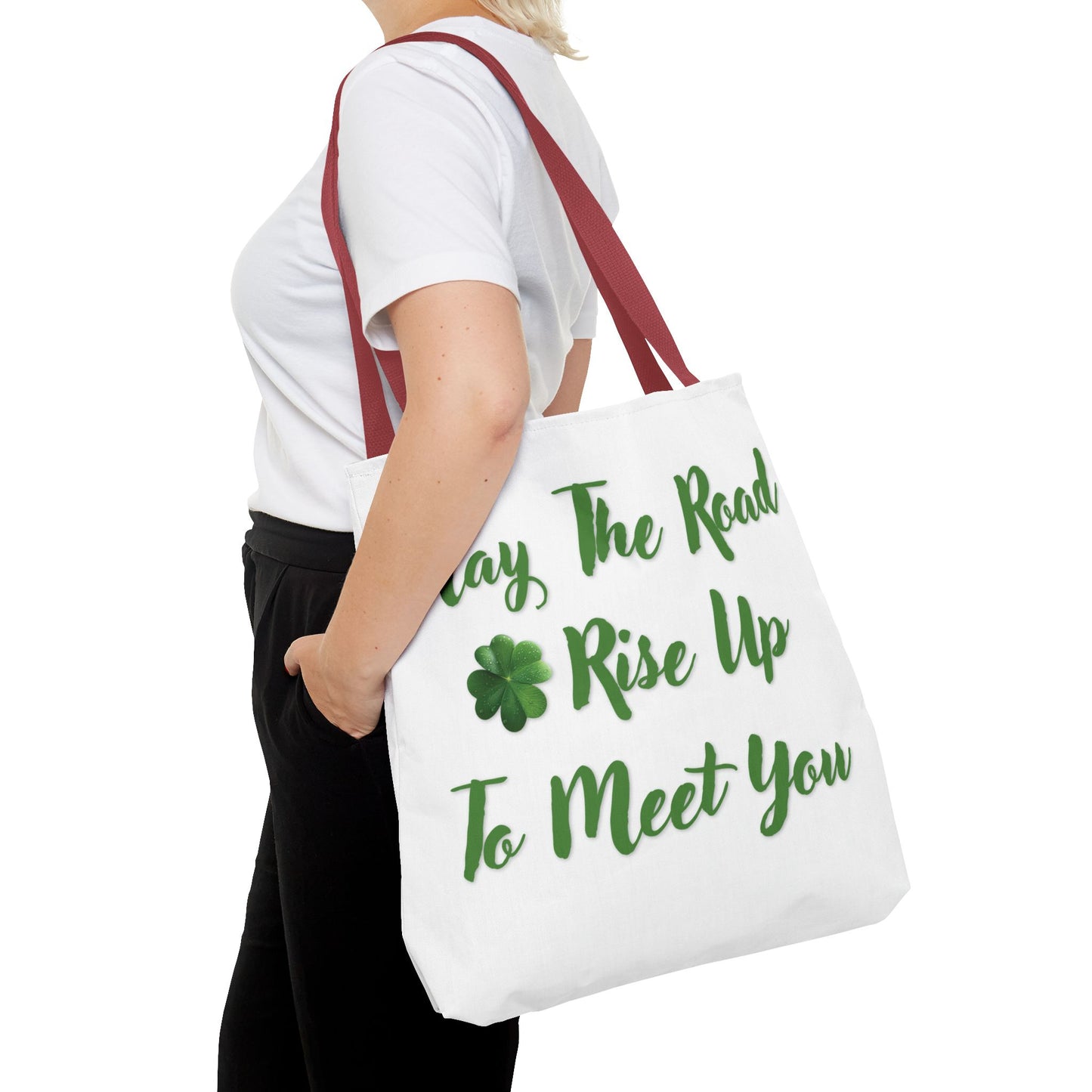 St. Patrick's Day Tote Bag - May the Road Rise Up to Meet You 2
