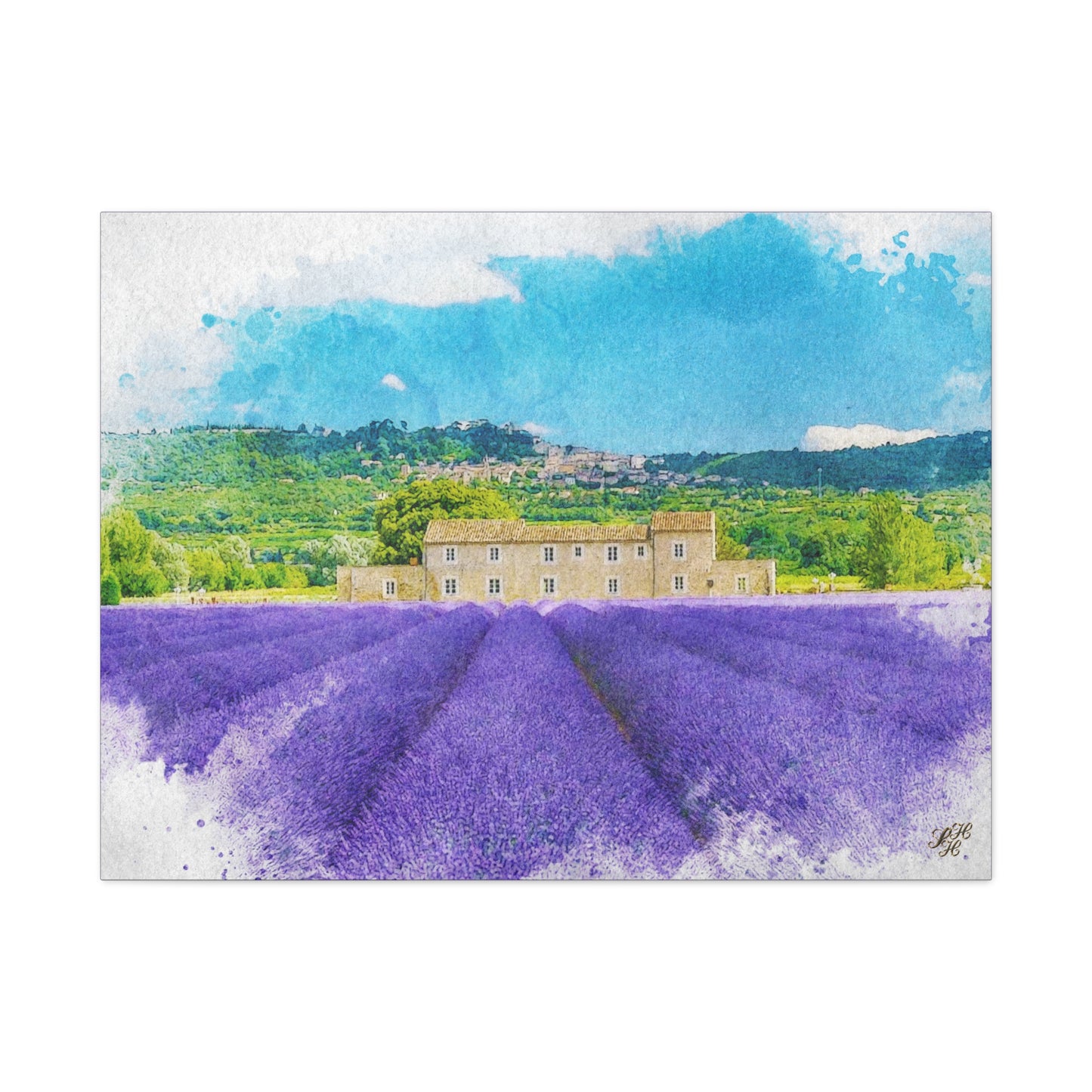 Lavender Fields Canvas Print - Serene Botanical Wall Art