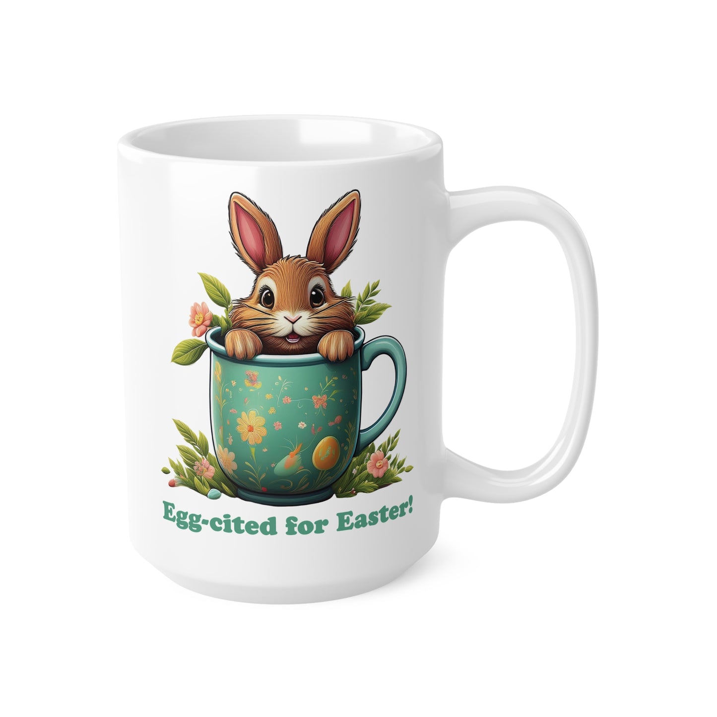 Mug - Happy Bunny Egg-cited for Easter! - Coffee Cup 11oz/15oz