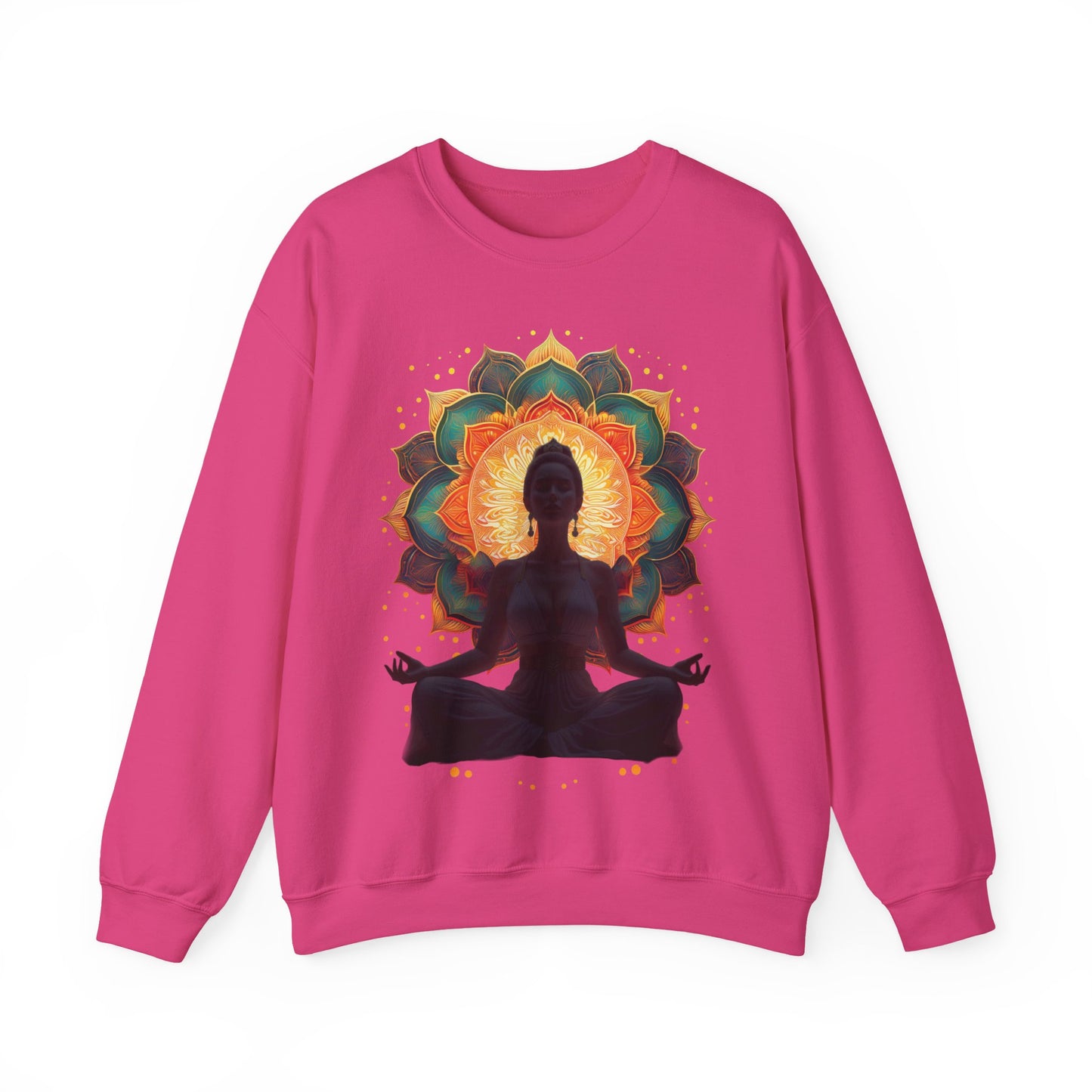 Zen Buddha Sweatshirt - Relaxation Gift, Meditation Apparel, Cozy Layer, Yoga Shirt, Spiritual Fashion, Mindfulness Outfit