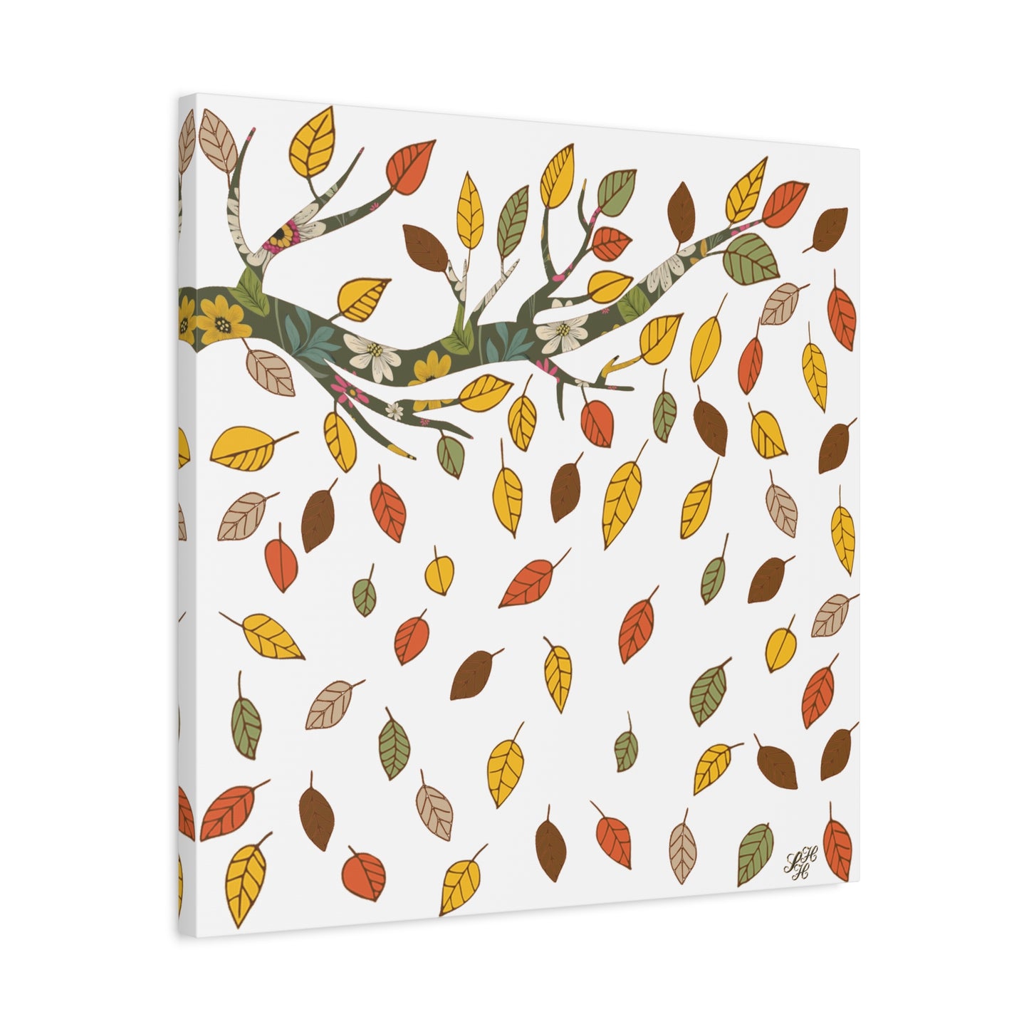 Autumn Leaves Canvas Art