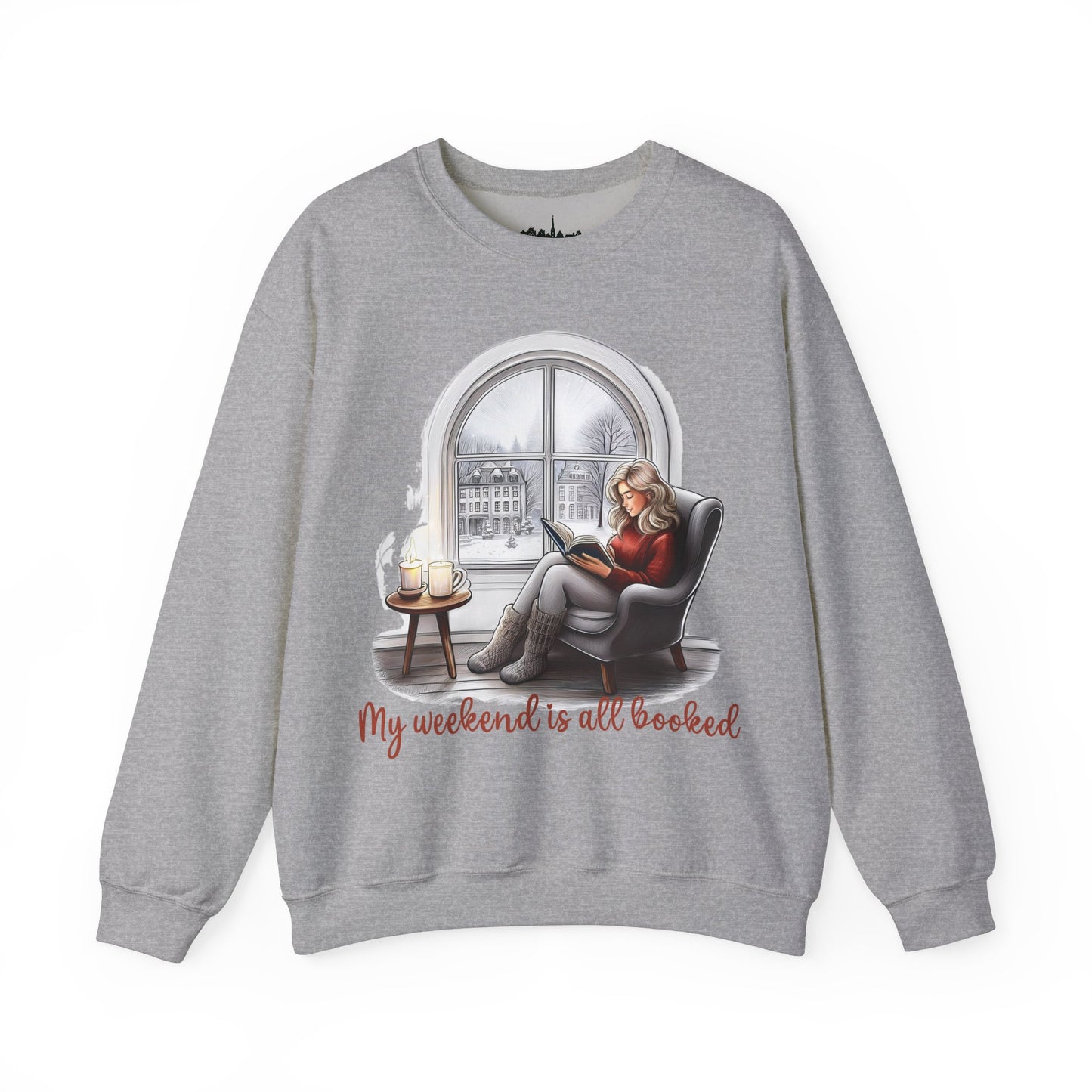 Bookworm Sweatshirt - My Weekend Is All Booked