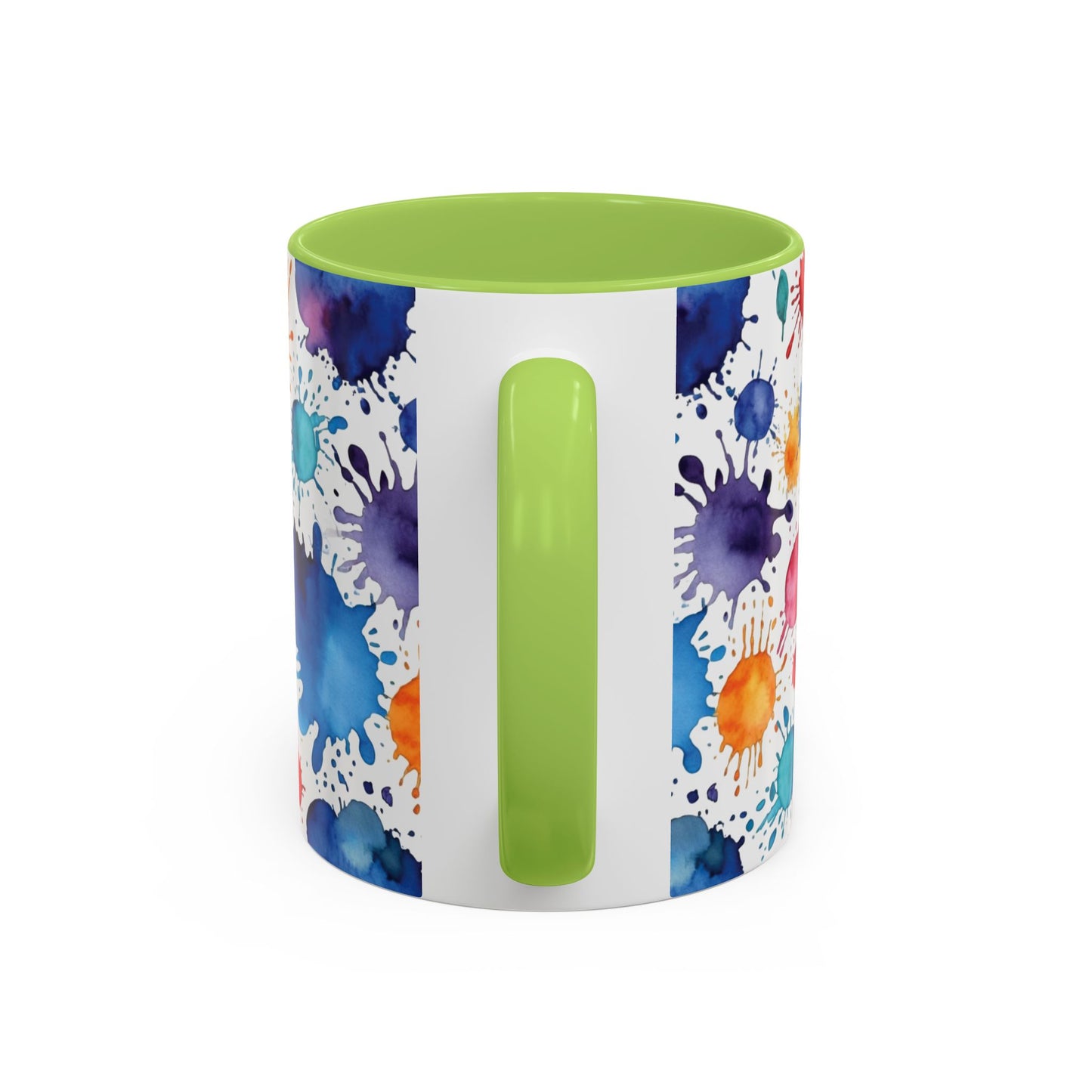Coffee Mug: Splash Color Explosion Abstract Art Design