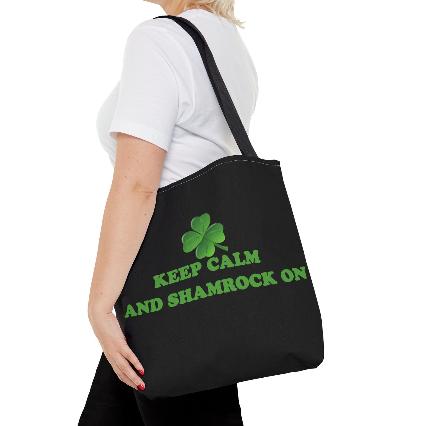 St. Patrick's Day Tote Bag - Keep Calm and Shamrock On