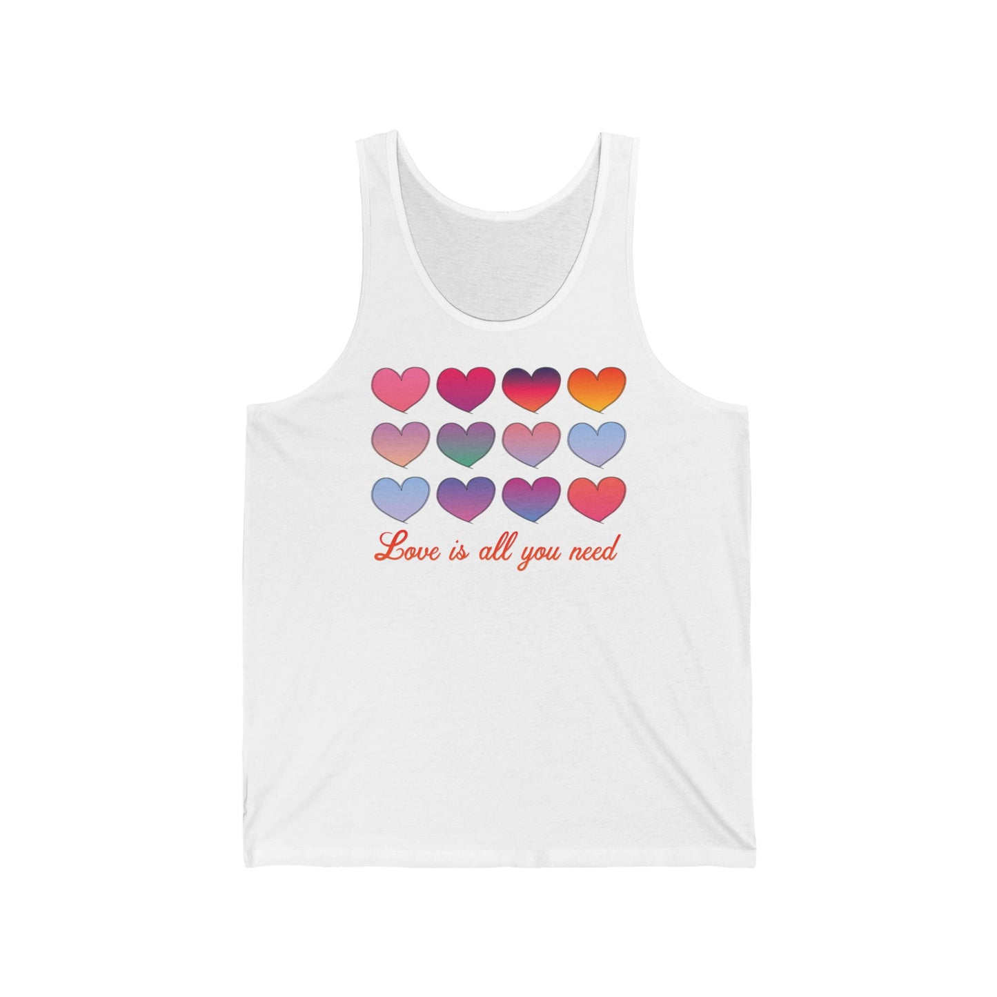 Tank Top "Love is all you need" Statement Piece