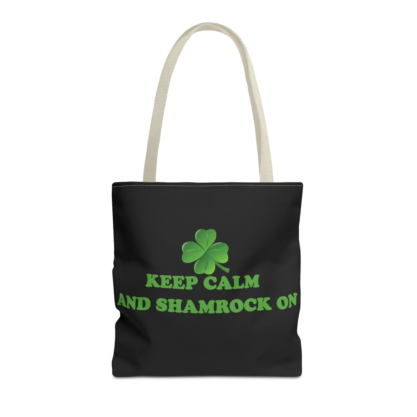 St. Patrick's Day Tote Bag - Keep Calm and Shamrock On