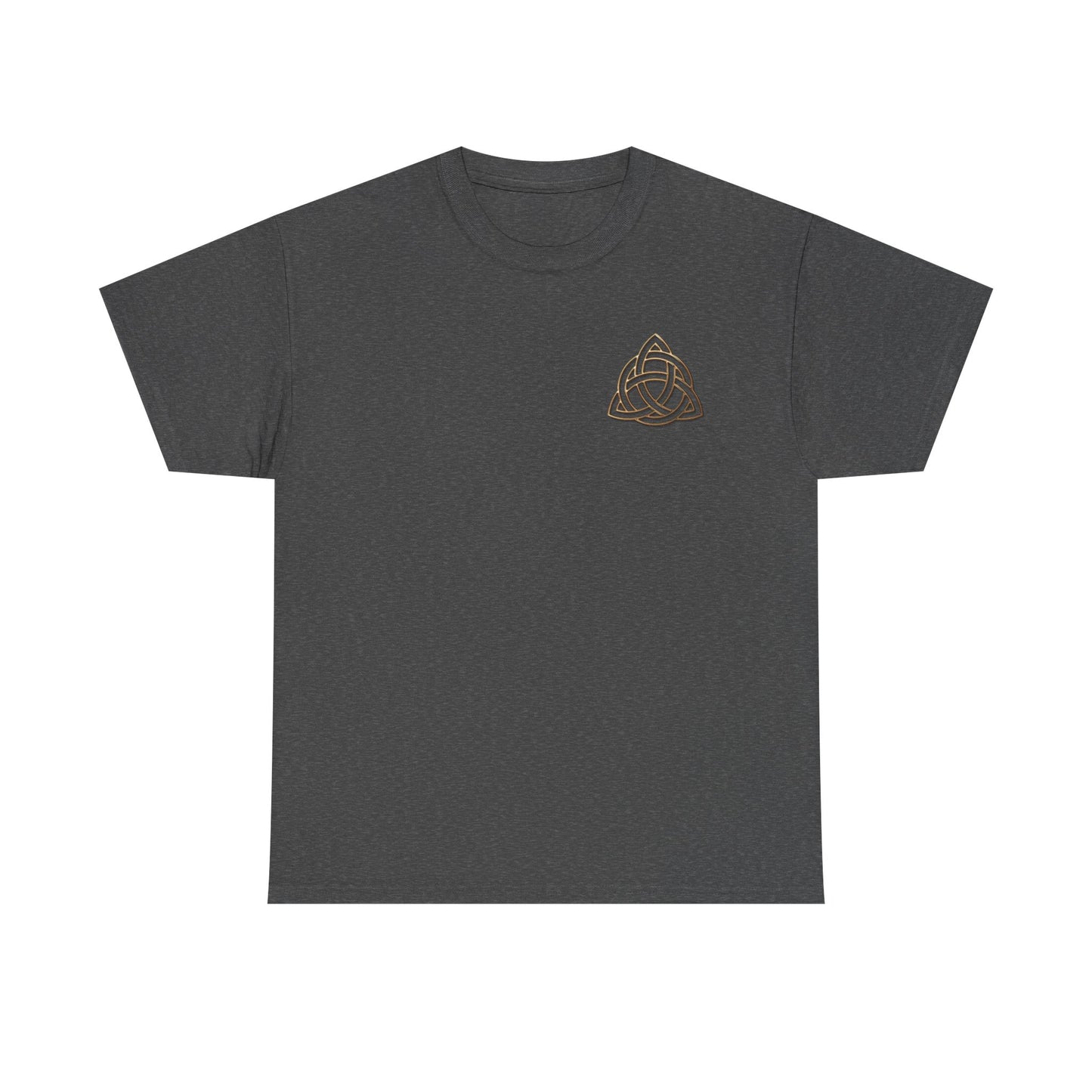 Triquetra, Celtic Trinity Knot Unisex Heavy Cotton Tee - Soft & Durable T-Shirt for Everyday Wear