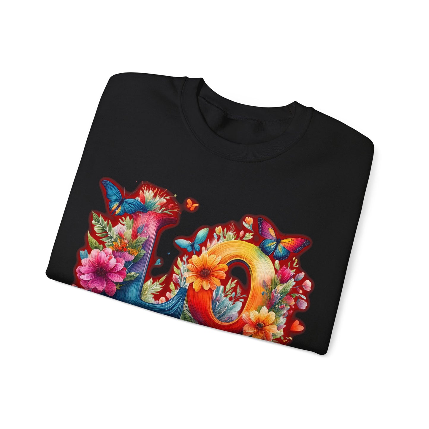 Blooming Love Design 2 - Unisex Sweatshirt for Valentines Day