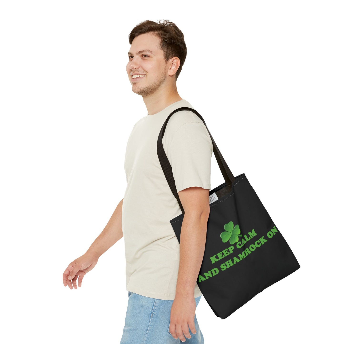 St. Patrick's Day Tote Bag - Keep Calm and Shamrock On