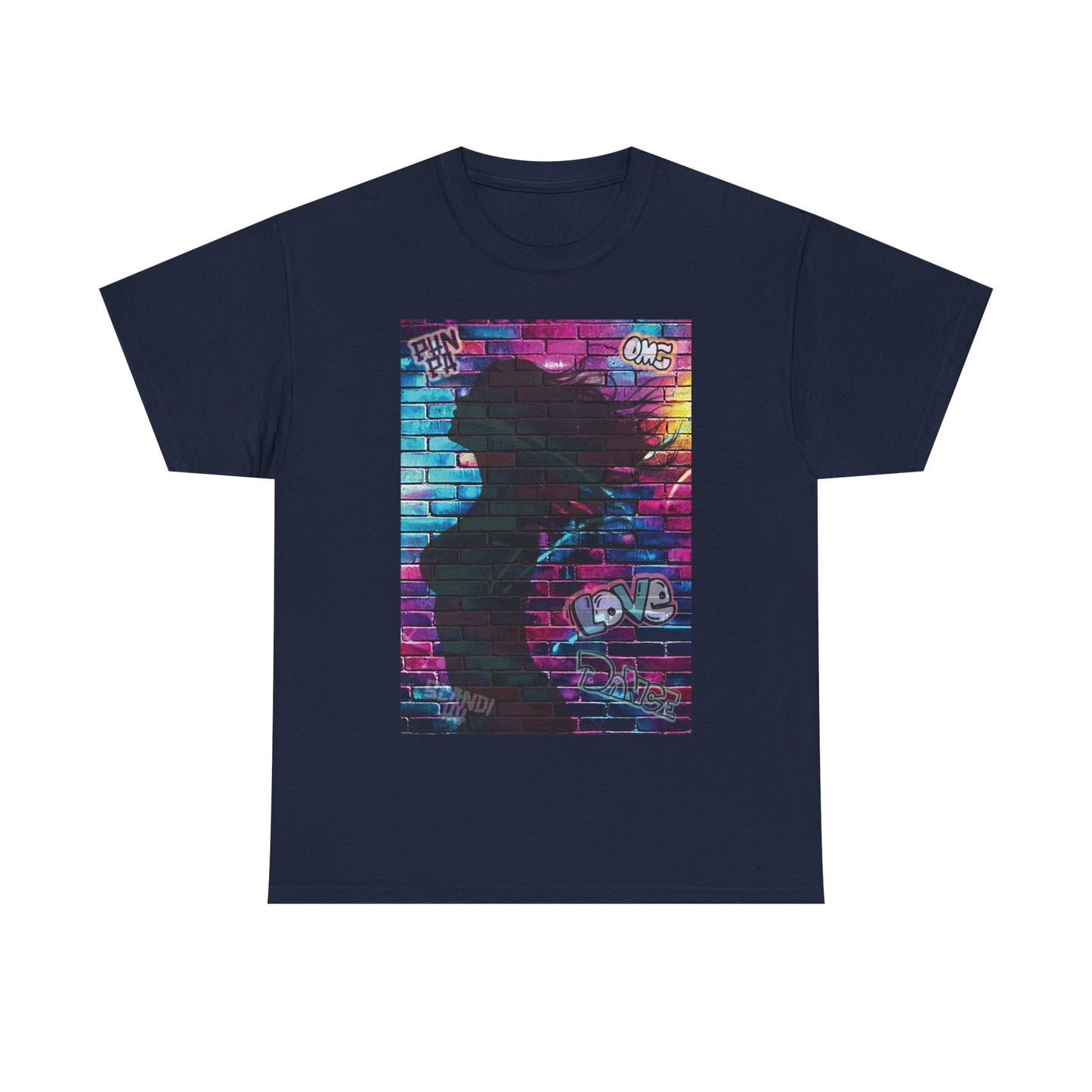 Vibrant Street Art Tee, Unisex Graphic T-Shirt, Urban Style Shirt, Colorful Cotton Tee, Artistic Gift for Music Lovers