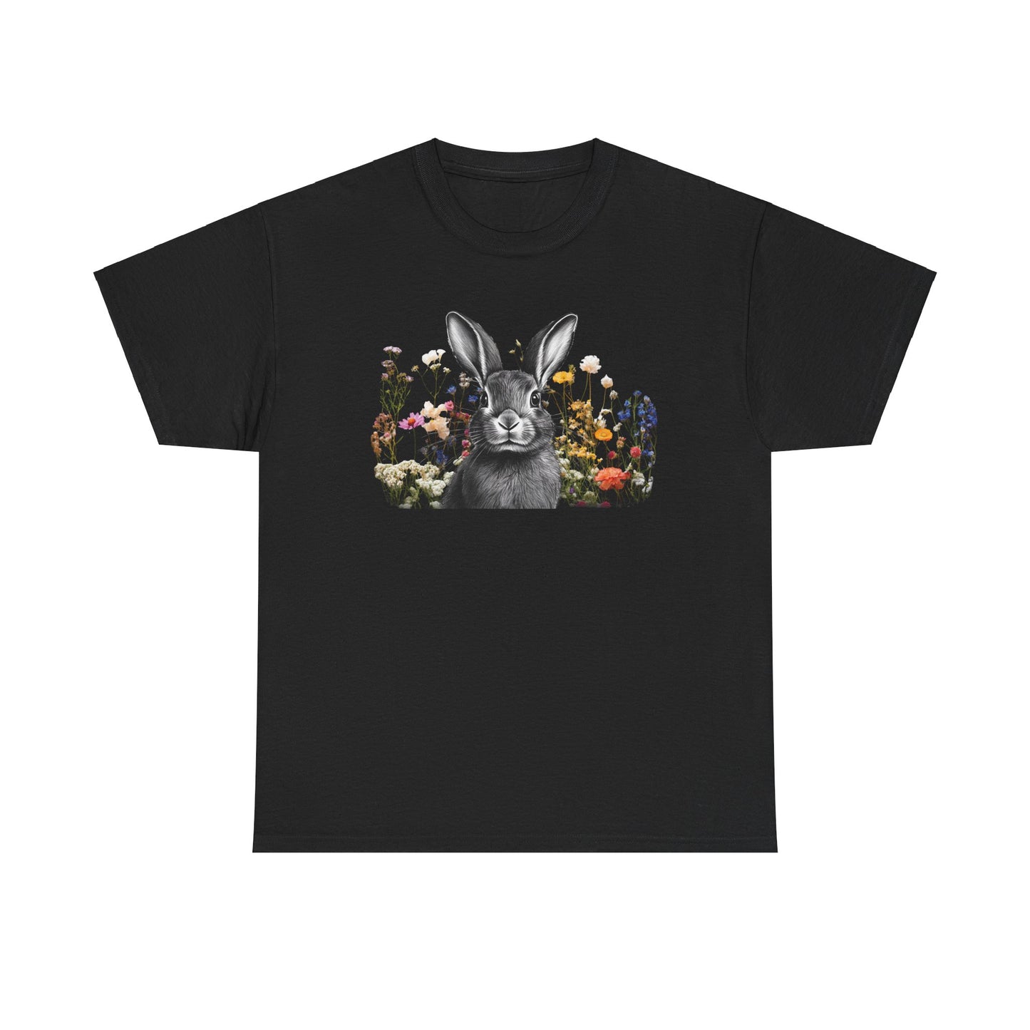 Easter - Unisex Tee - Easter Bunny in the Meadow