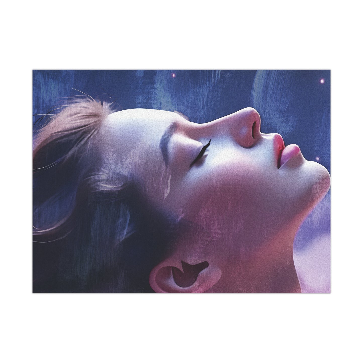Ethereal Reverie: Embrace Cosmic Serenity, Let Inner Light Shine Through the Stars of Your Dreams - Dreamy Matte Poster Art, Ethereal Wall Decor, Bedroom Aesthetic, Gift for Art Lovers, Home Aesthetic, Inspirational Artwork