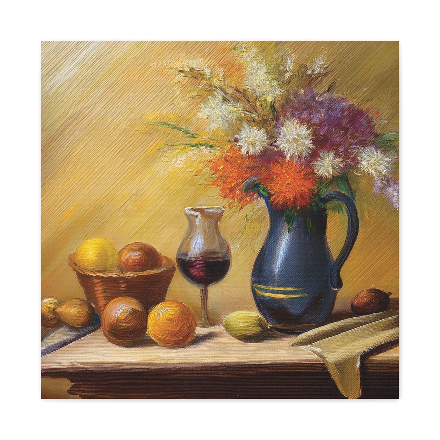 Canvas Print - Vibrant Still Life Symphony