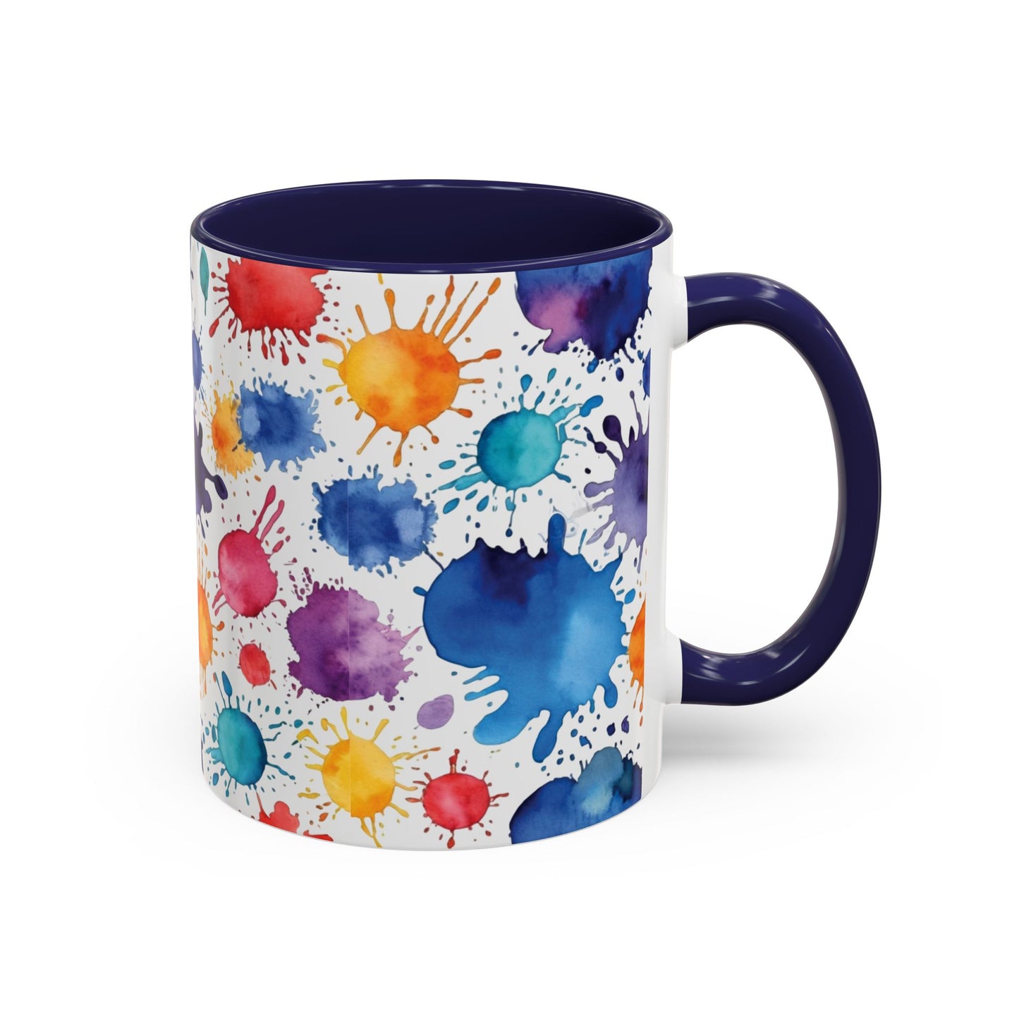 Coffee Mug: Splash Color Explosion Abstract Art Design